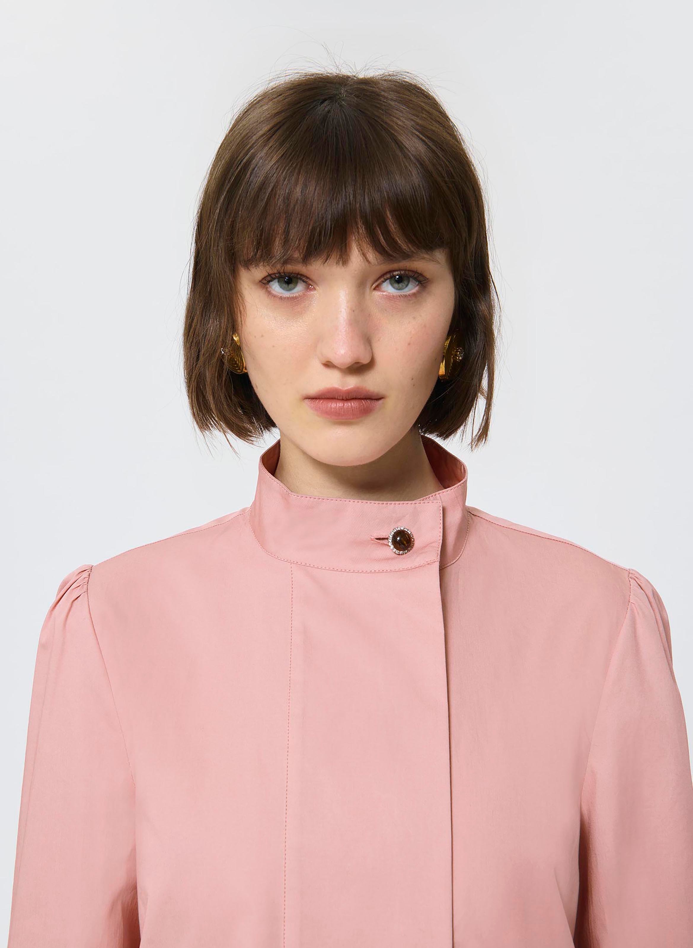 Blouse col rond en coton TARA JARMON Beige