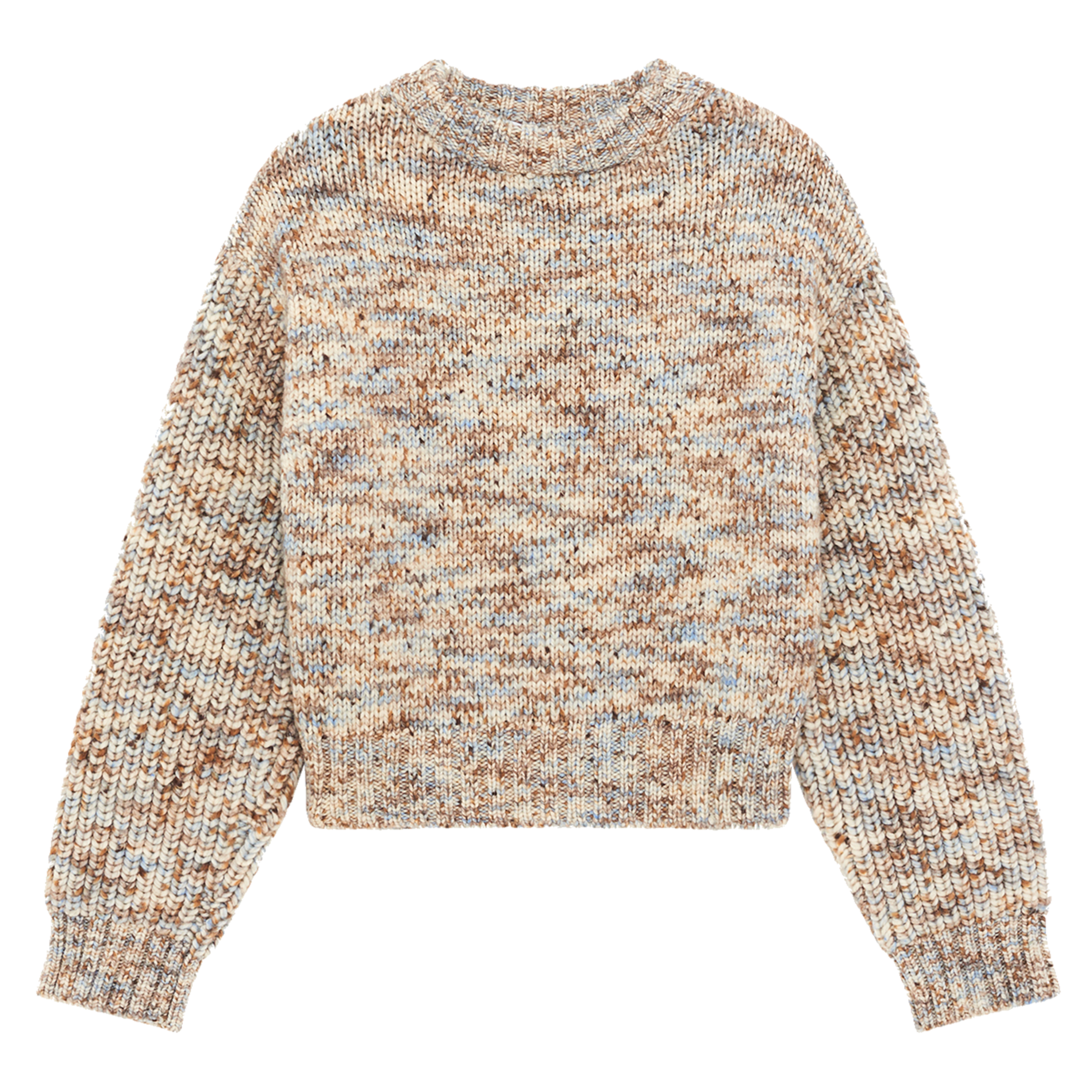 Pull droit col rond en laine IRO Beige