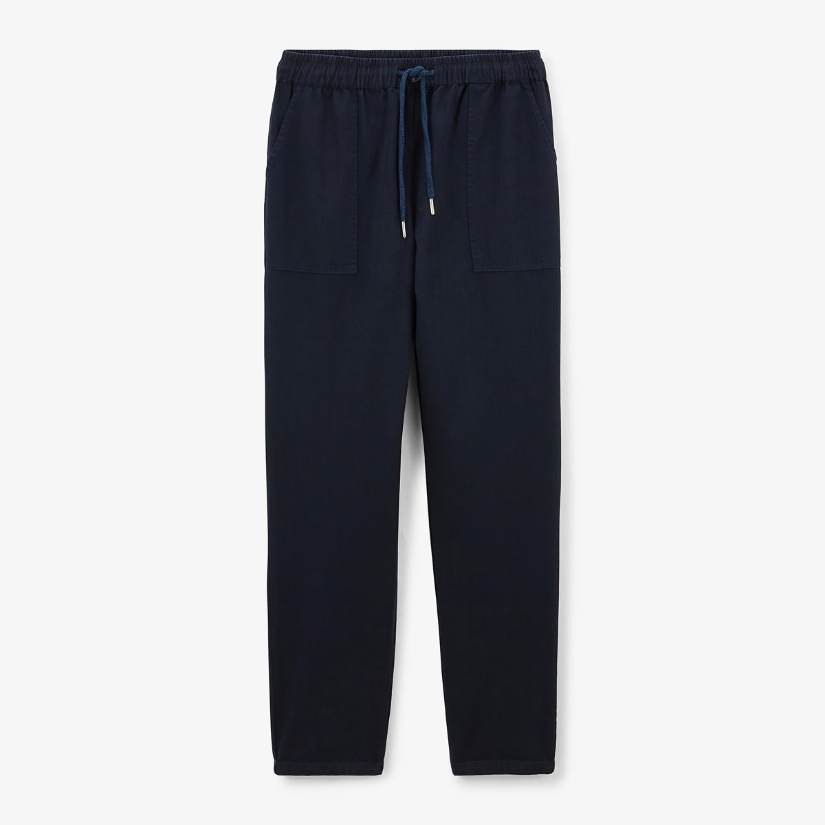 Tapered cut pants with elastic waistband SERGE BLANCO Blue