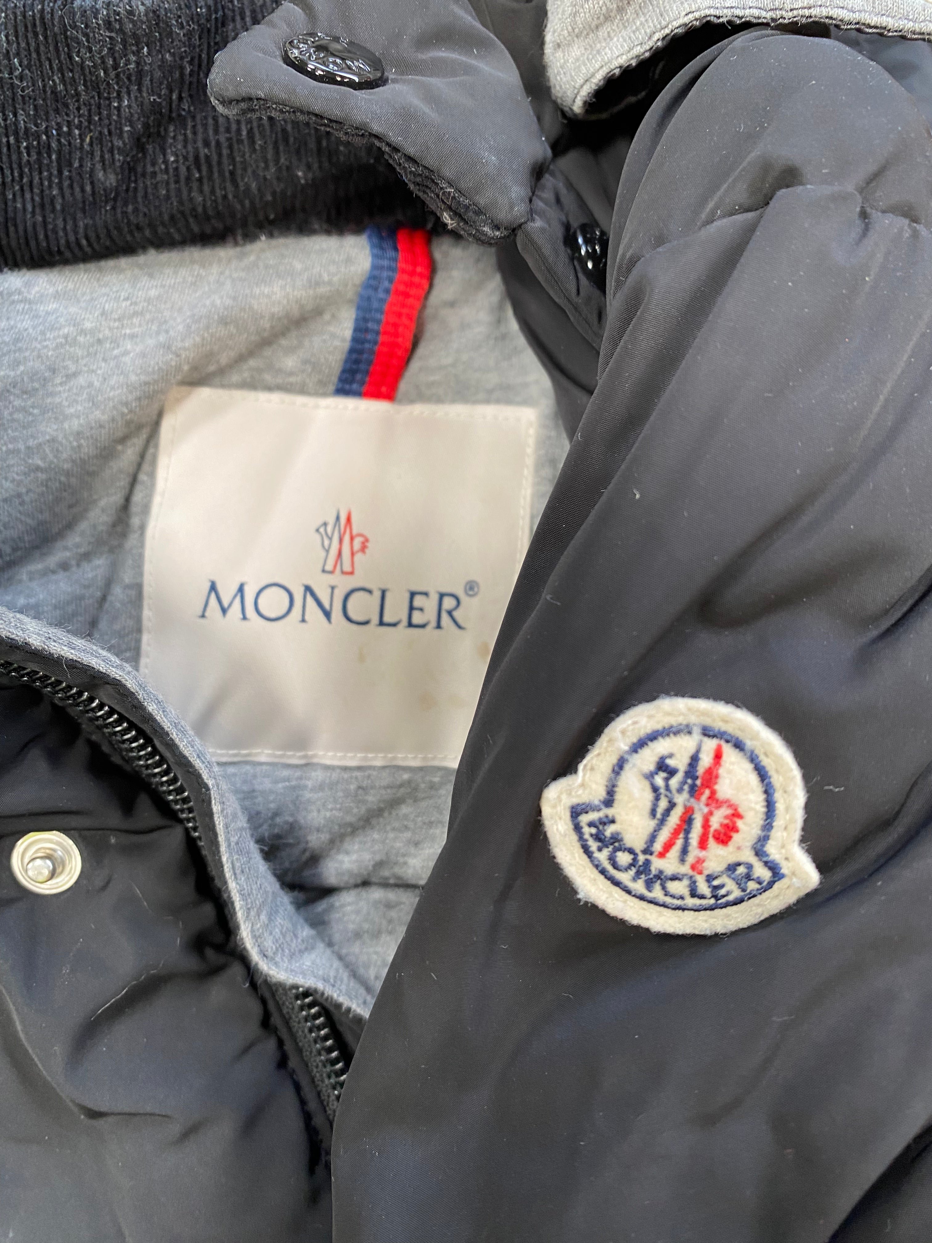 Black Baby Puffer Jacket - 24 months MONCLER - Seconde Main Black