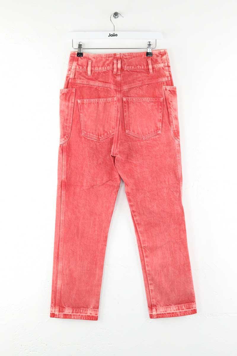 - Straight-leg jeans
- 5 pockets
- Straight cut
- Faded effect ISABEL MARANT ÉTOILE - SECONDE MAIN Orange