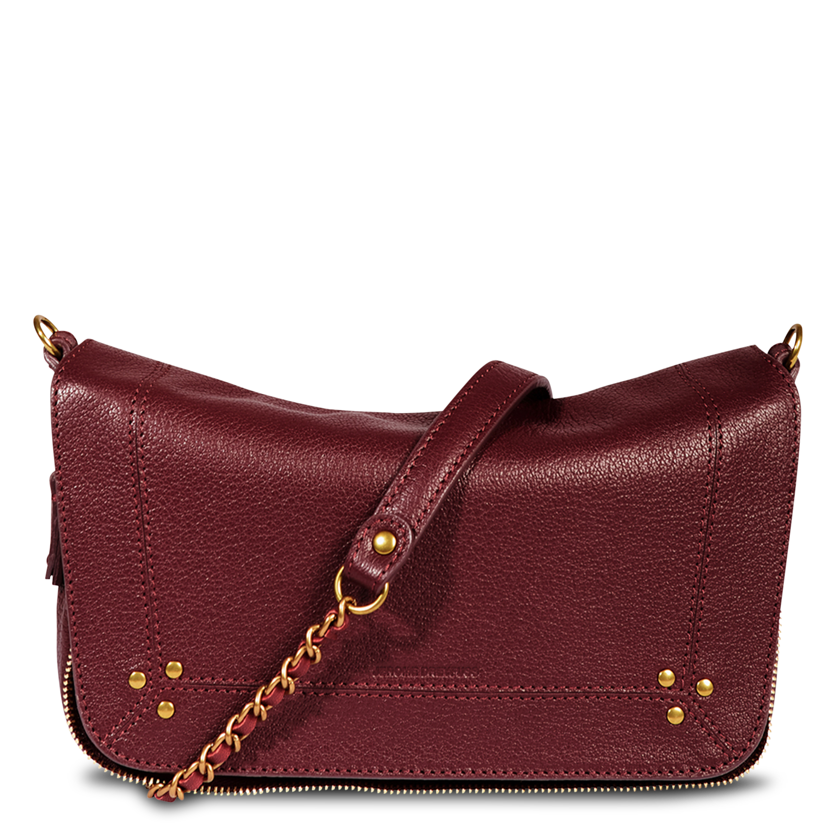 Leather shoulder bag JEROME DREYFUSS