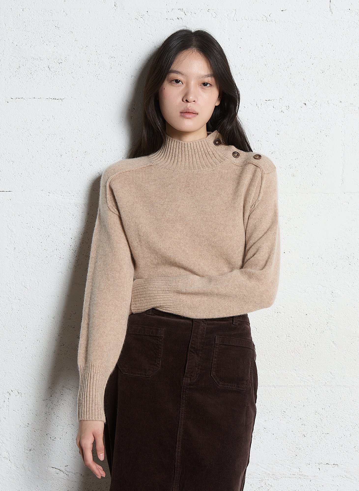 Cashmere high-neck sweater MAISON 123