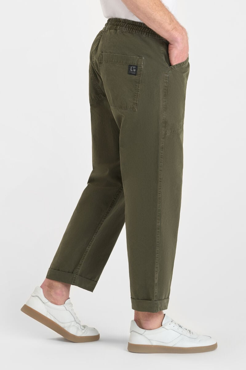 Loose, wide-leg pants LE TEMPS DES CERISES Khaki