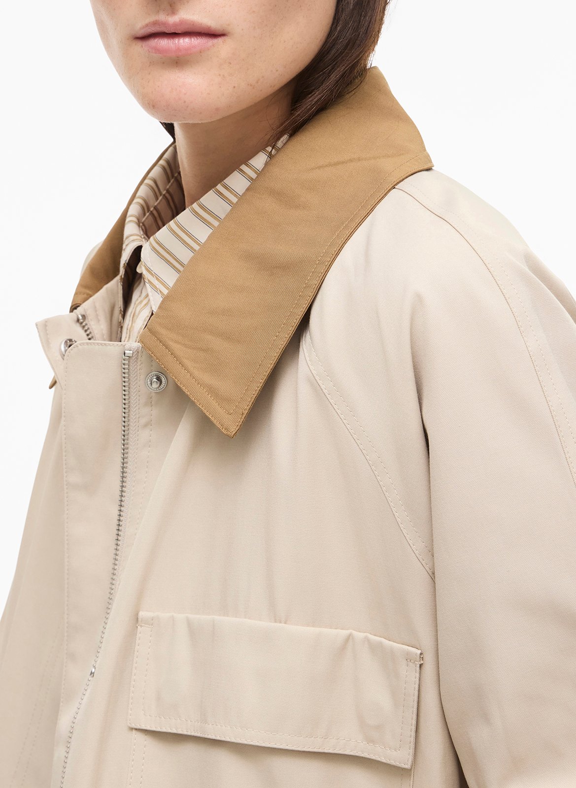 Trench col classique  ROUGE EDIT Beige