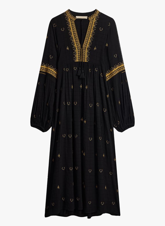 Flowy midi dress with embroidery Black Vanessa bruno - Women | Place des Tendances Flowy midi dress with embroidery Black Vanessa bruno - Women | Place des Tendances