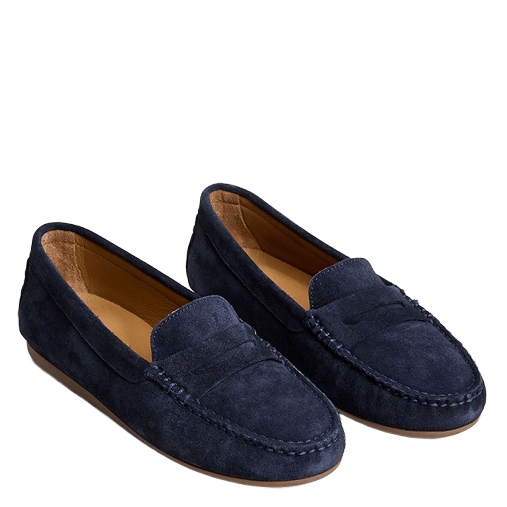 Mocassins en cuir JONAK Bleu