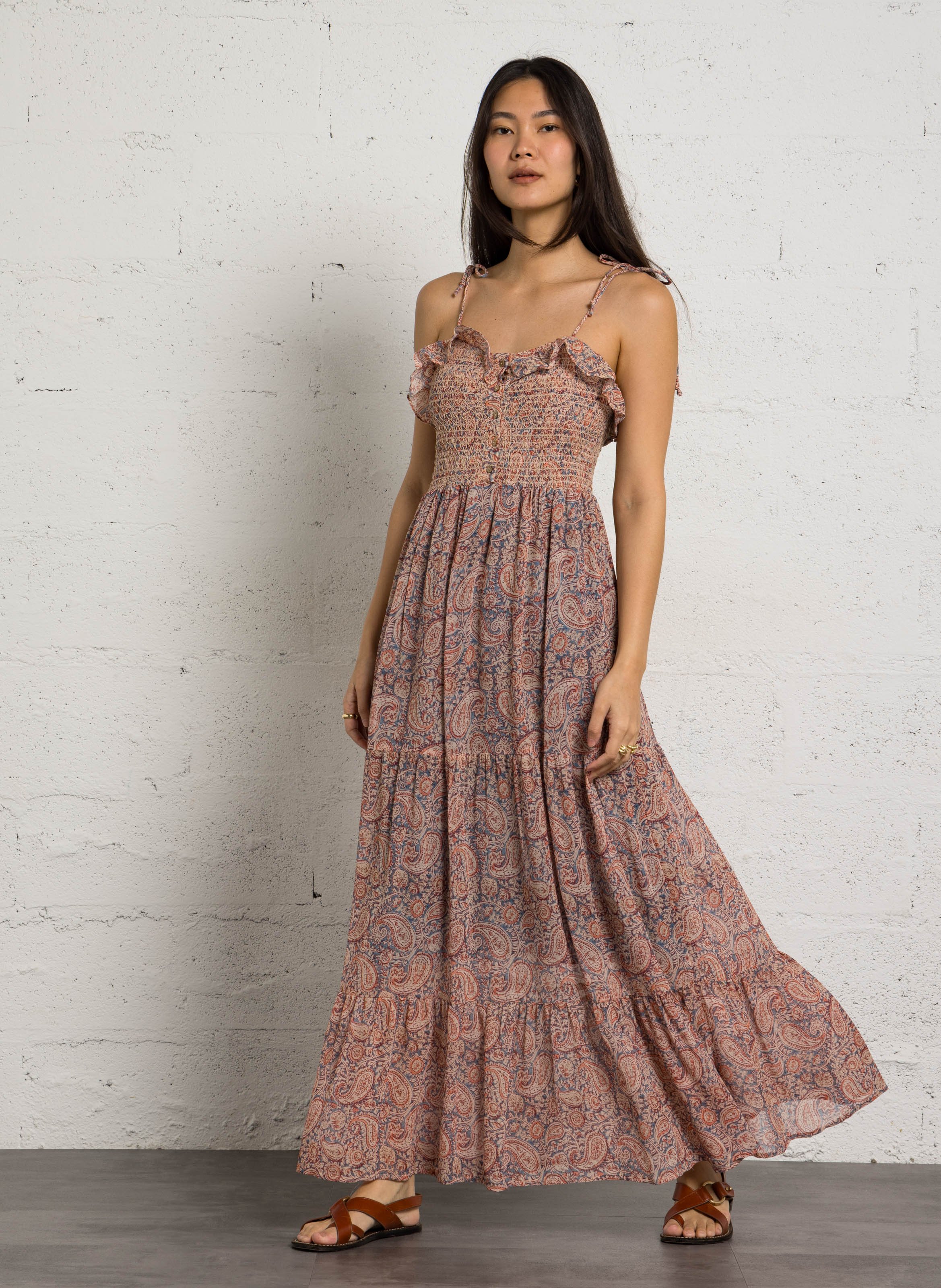 Long bustier dress MAISON HOTEL Pink