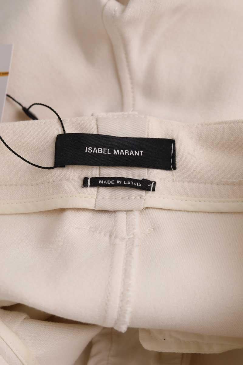 Pantalon slim ISABEL MARANT - Seconde Main Beige