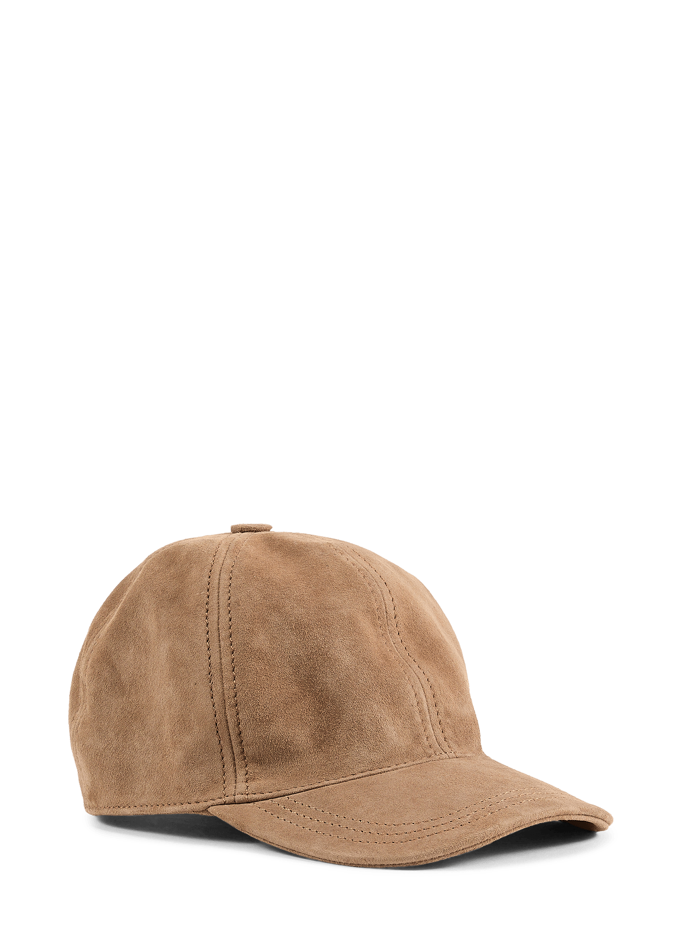Leather cap SAISON 1865 Grey