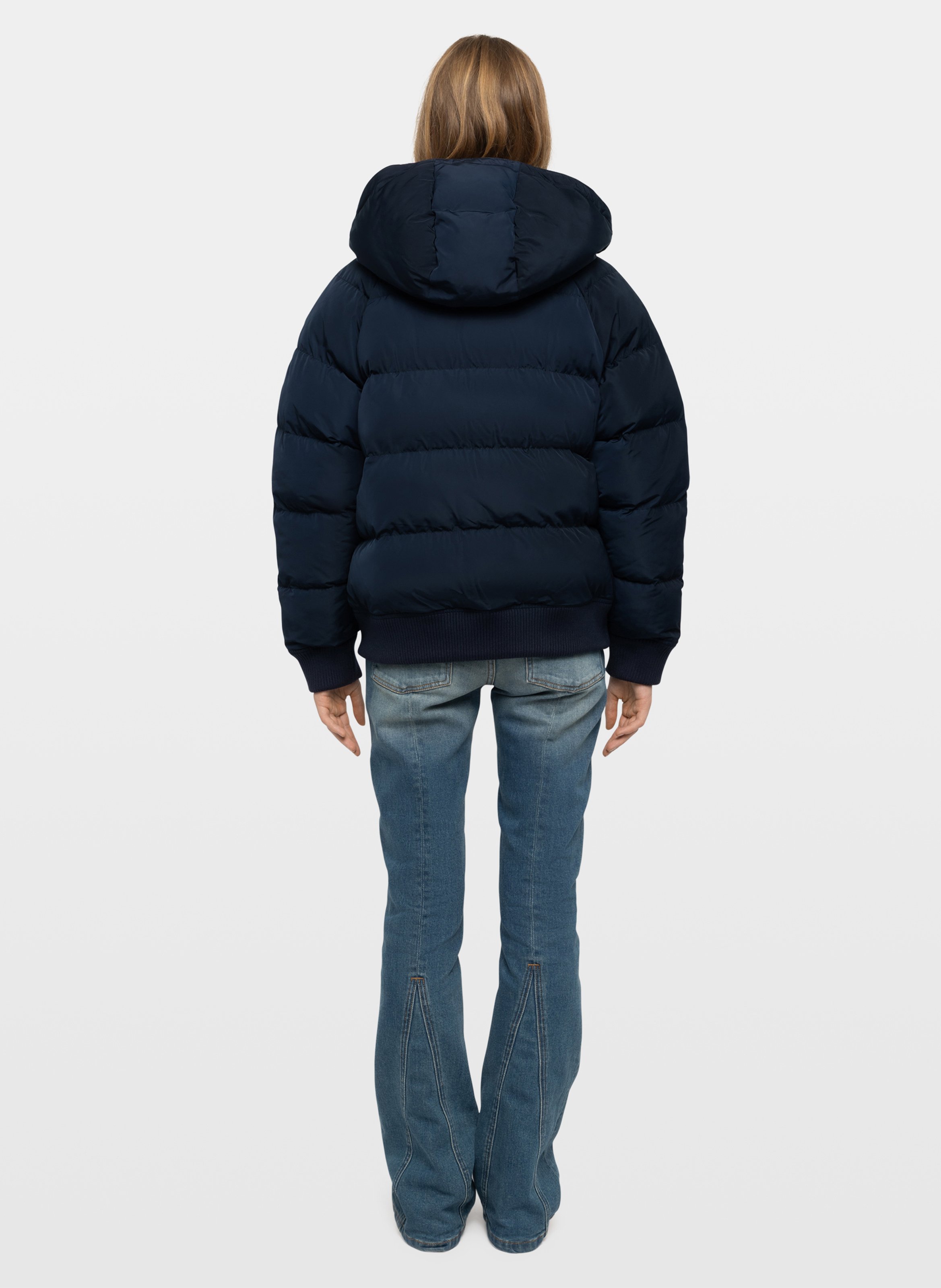 Doudoune droite col à capuche ZADIG&VOLTAIRE Bleu