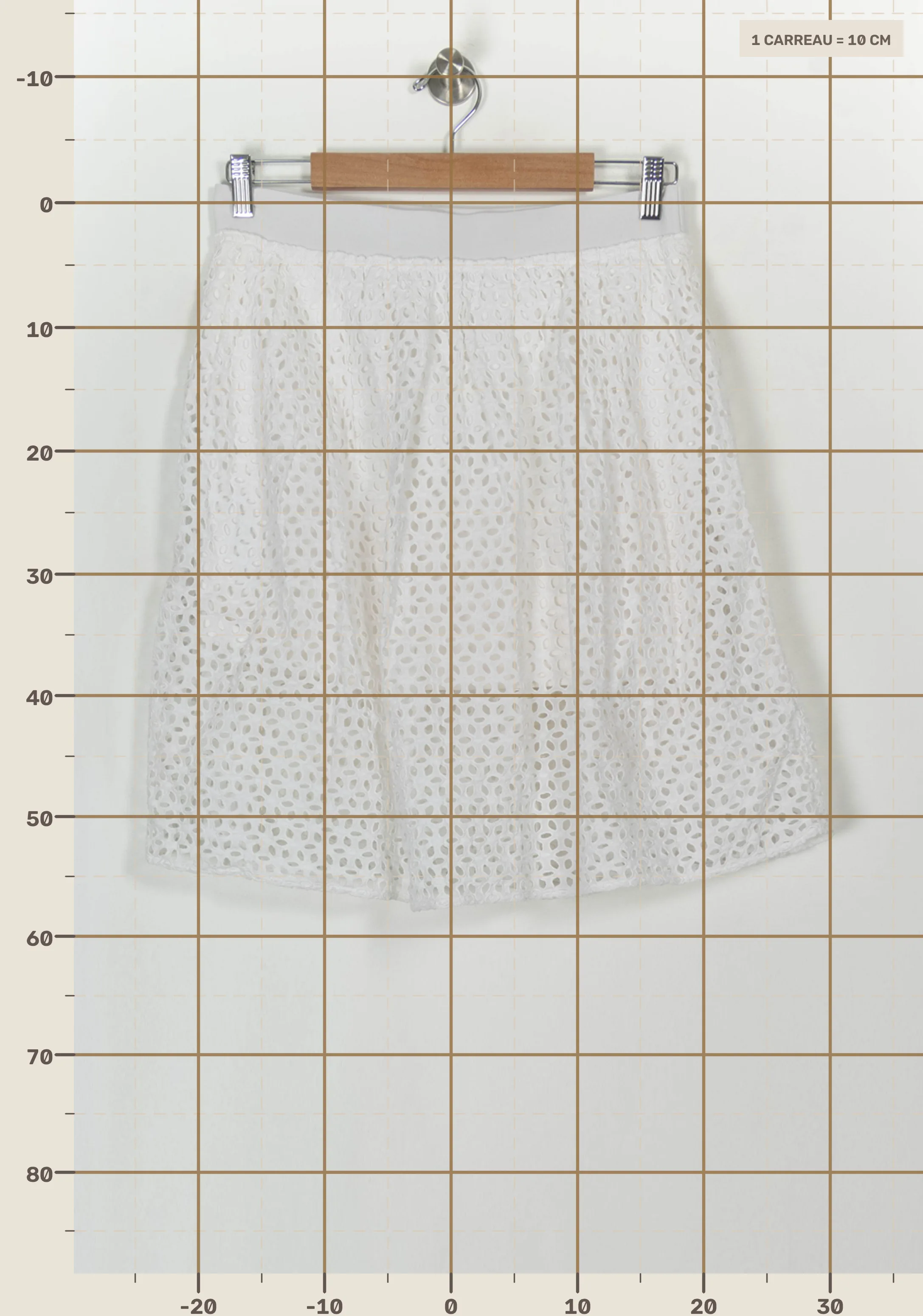 Short & midi skirt COMPTOIR DES COTONNIERS - Seconde main White