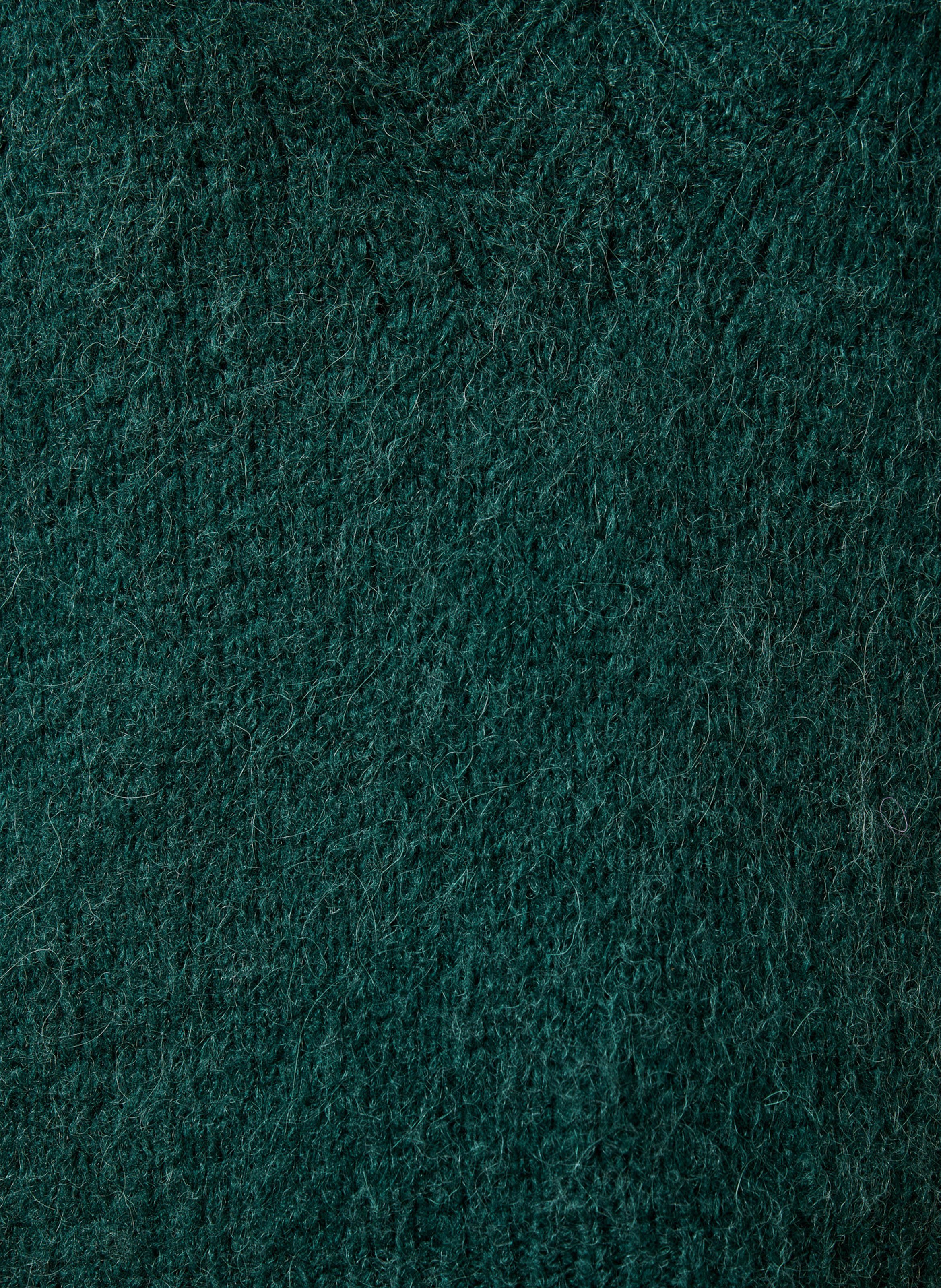 Loose-fit V-neck sweater LA FEE MARABOUTEE Green