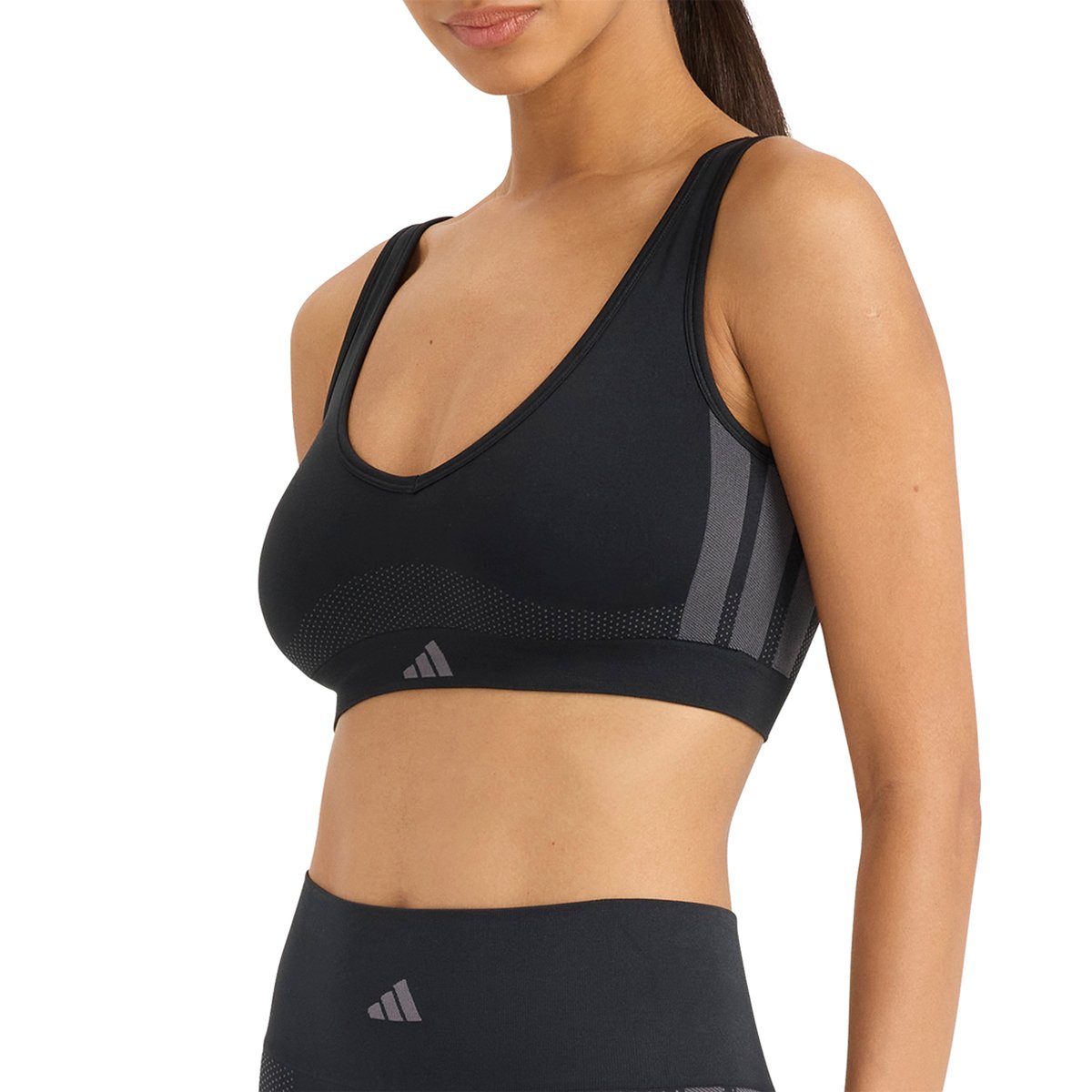 Plunging bra ADIDAS UNDERWEAR Black
