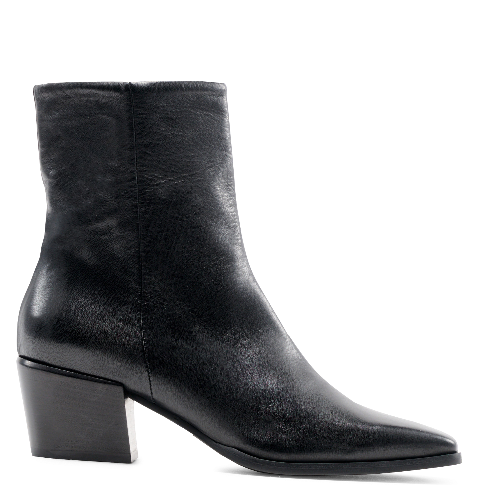 Leather boots with heels MELLOW YELLOW