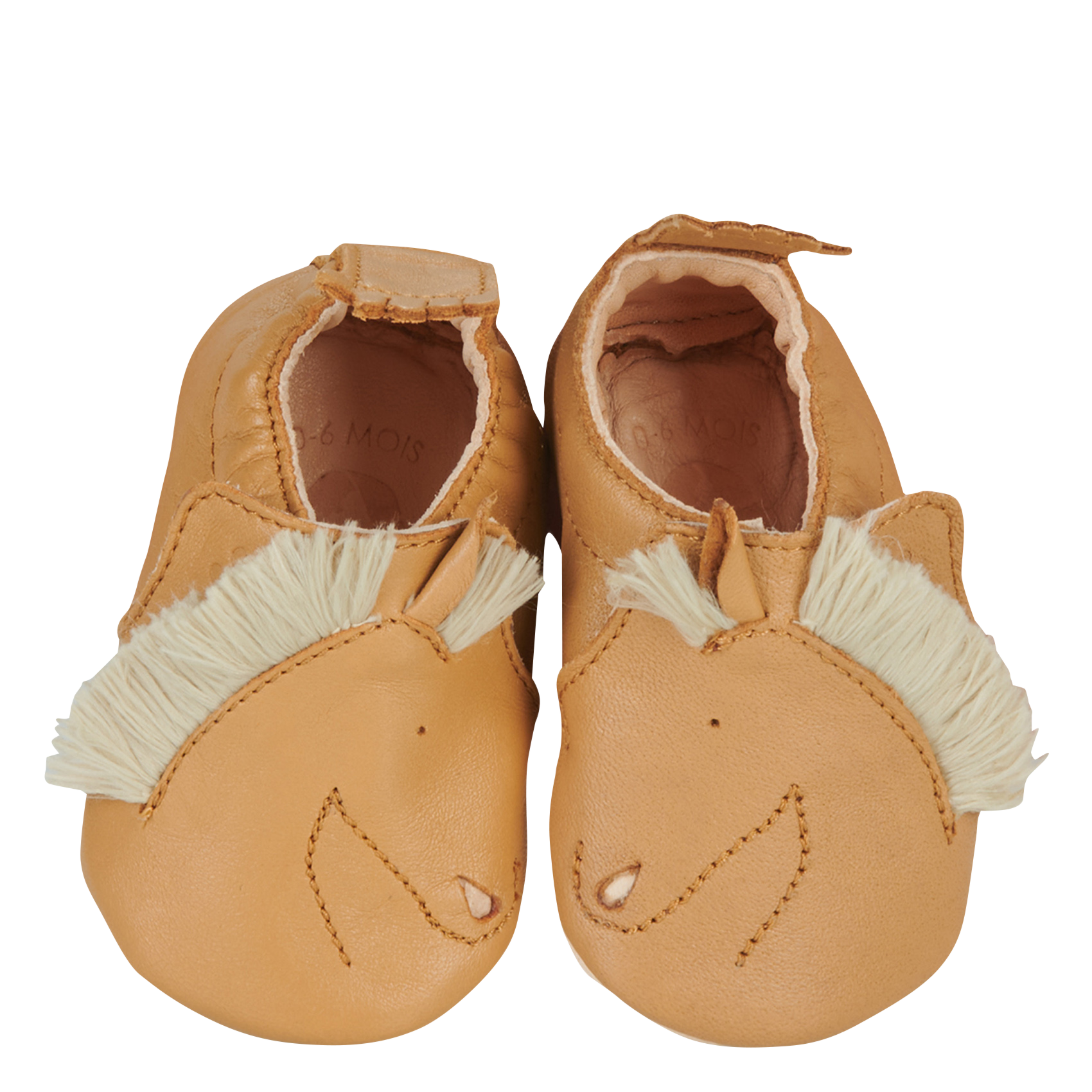 Chaussons en cuir EASY PEASY Jaune