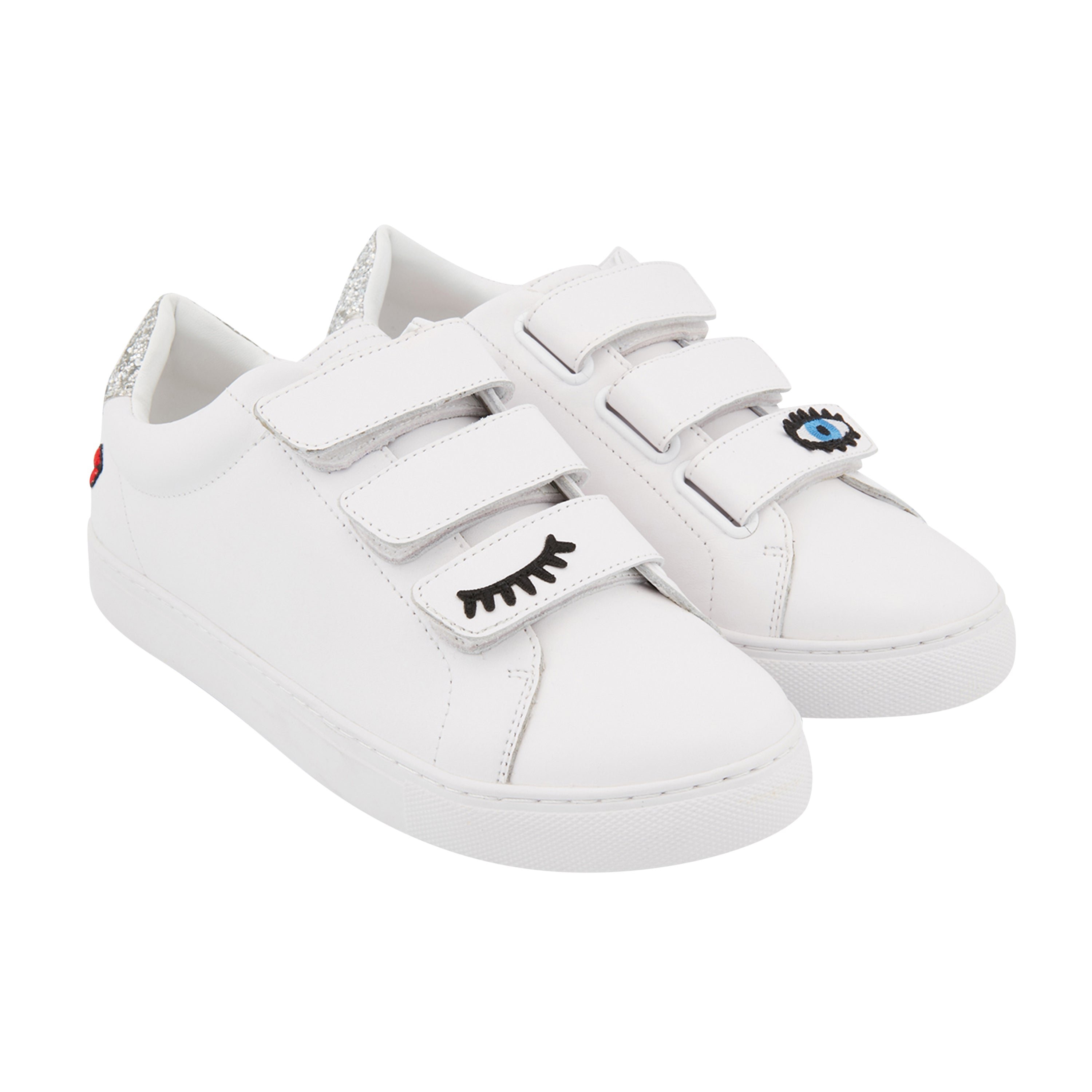 Leather sneakers BONS BAISERS PARIS White