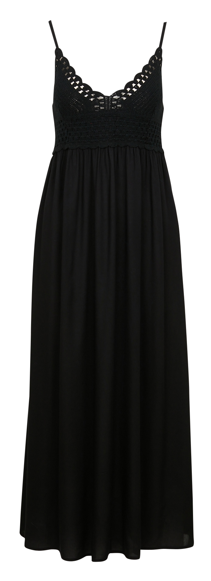 Robe évasée avec macramé MAISON 123 Noir