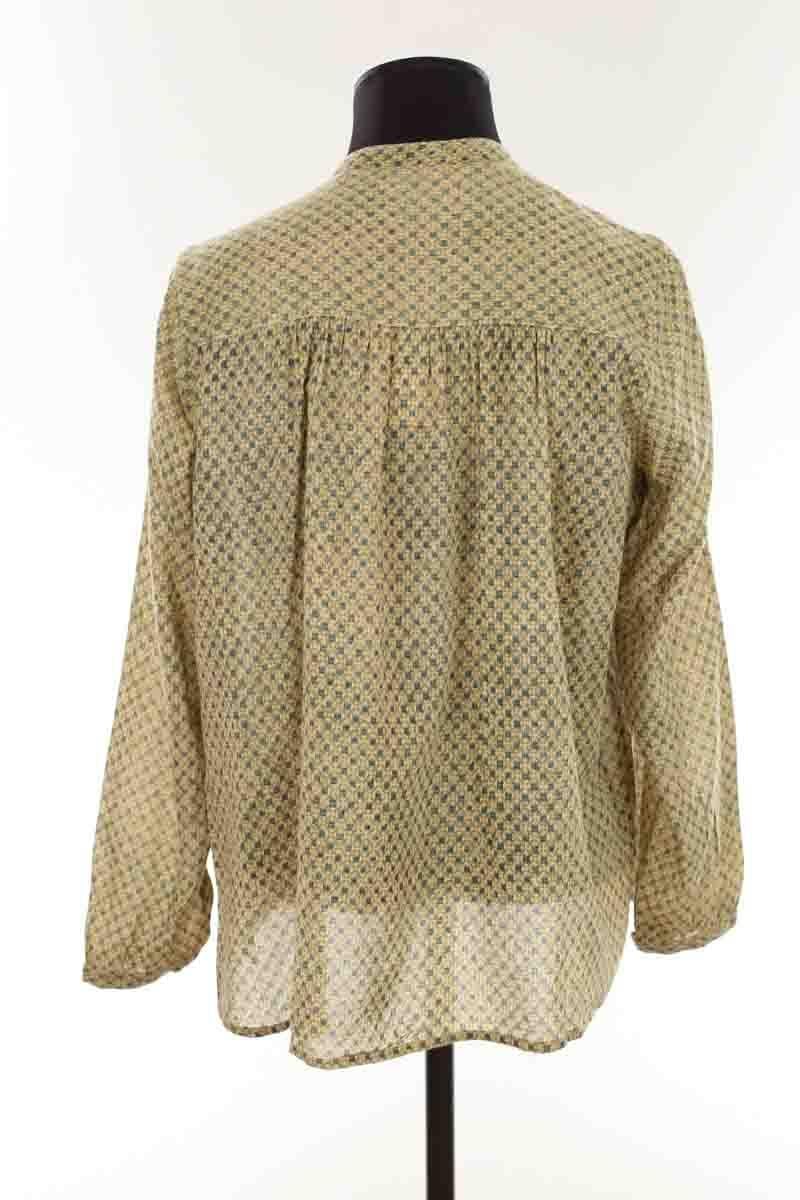 Cotton blouse LAURENCE BRAS - Seconde Main Khaki