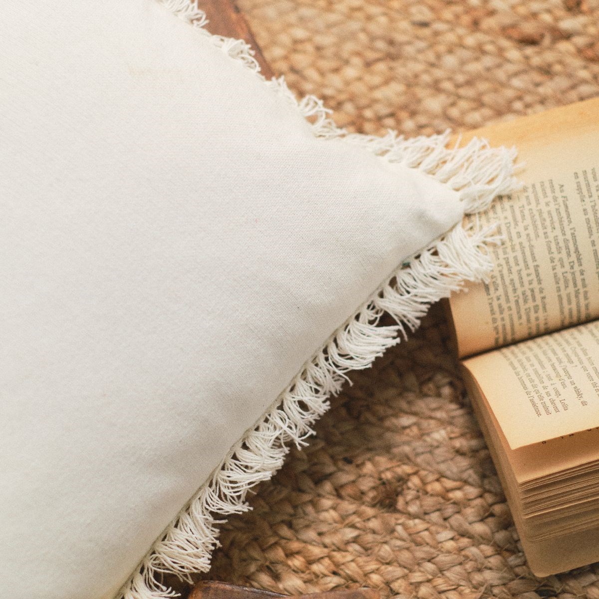 Cotton decorative cushion TODAY LINGE DE MAISON Beige