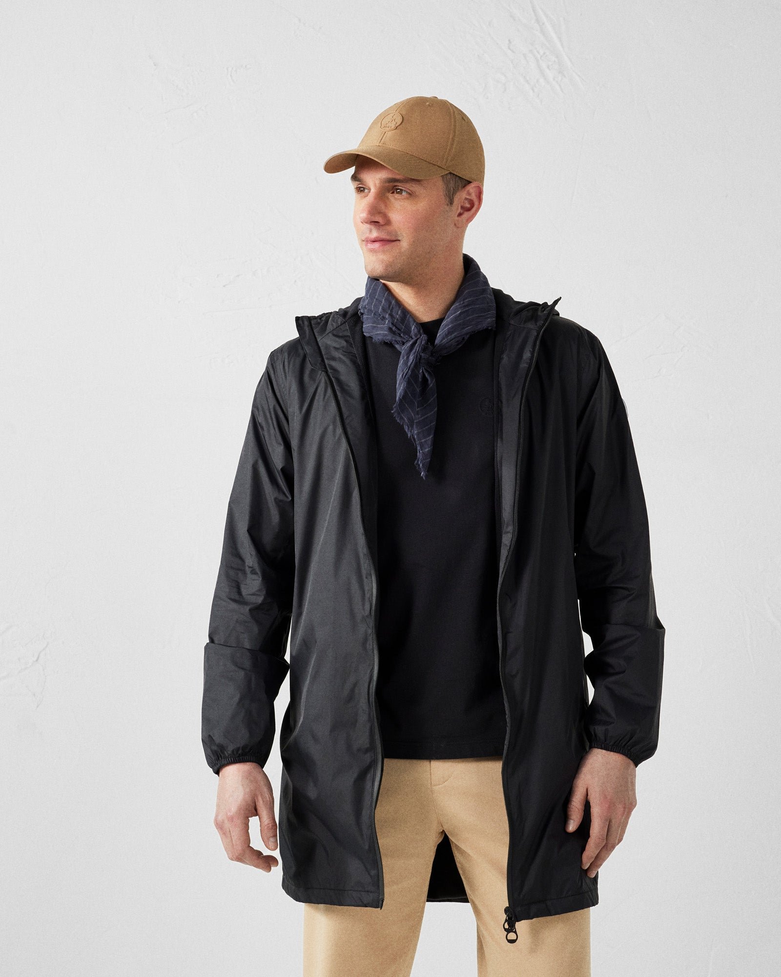Long waterproof coat lined with fleece - Oban Polar JOTT Black