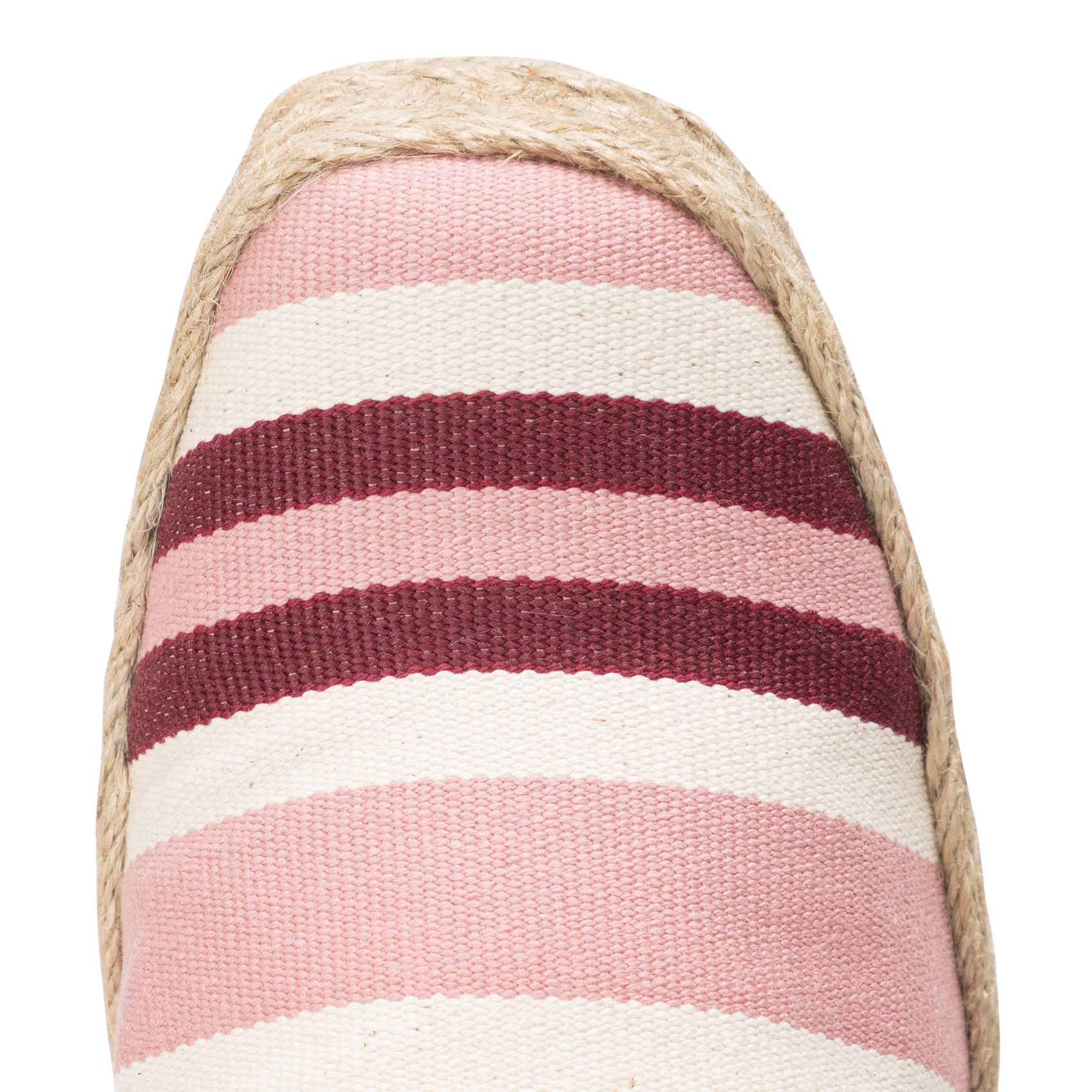 Espadrilles compensées en textile  Rose