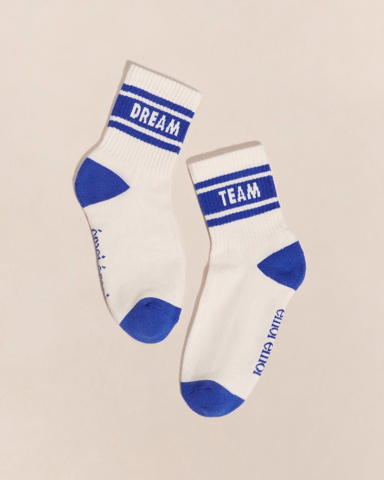Les chaussettes love team EMOI EMOI White