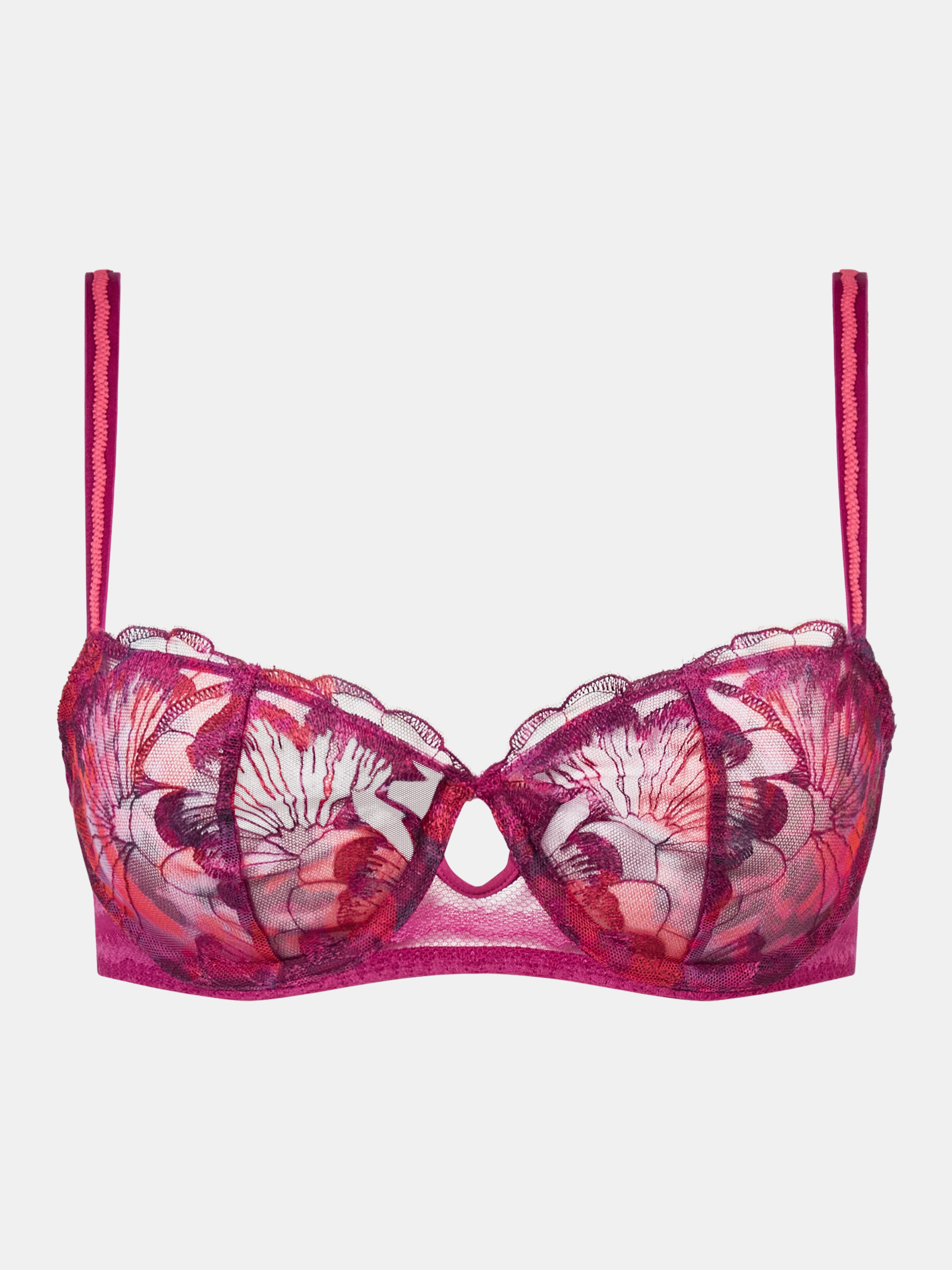A Fleur De Toi demi-cup bra CHANTELLE PULP Multicolored