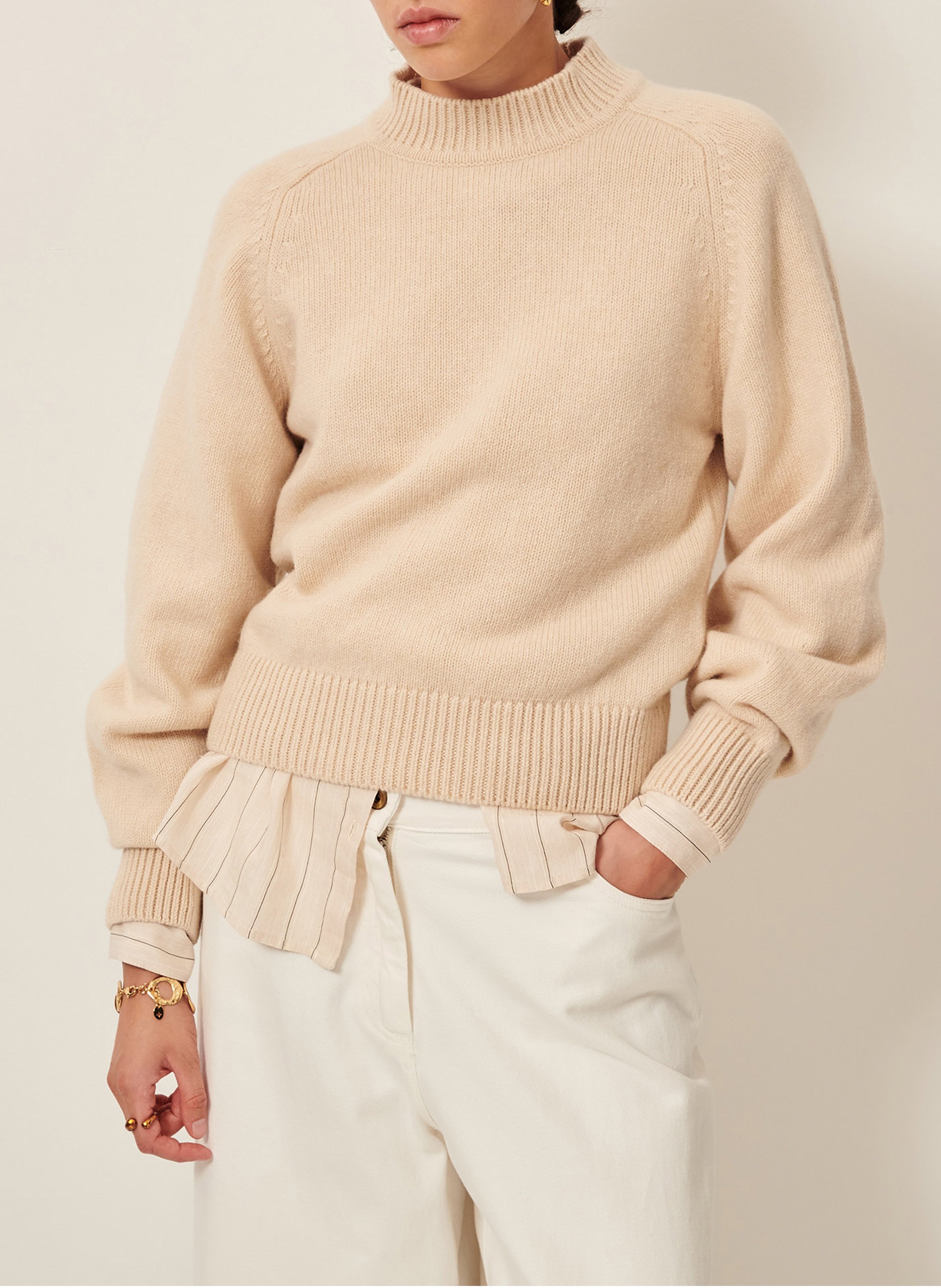 Straight wool-blend sweater SESSUN