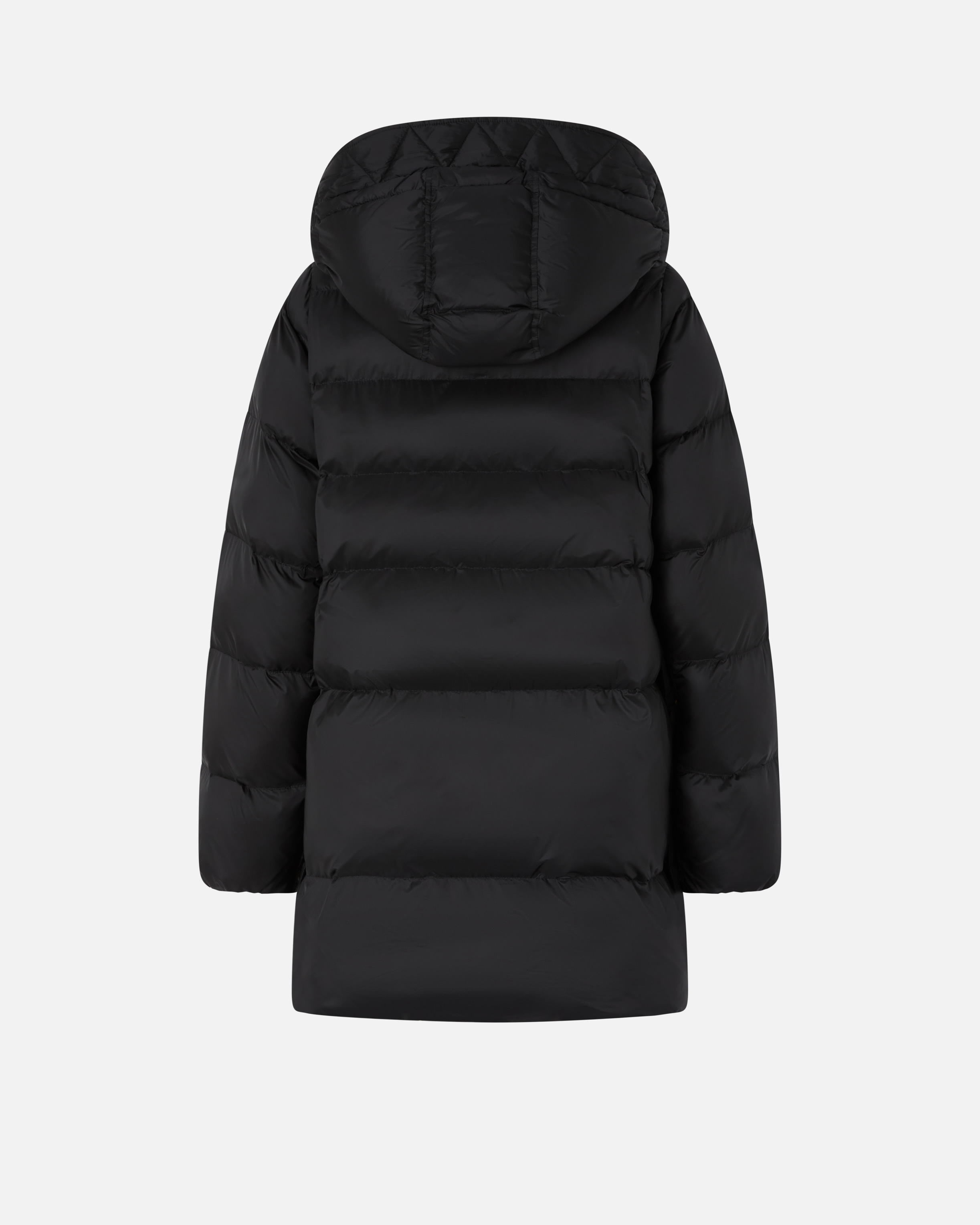 Matt padded jacket with hood PINKO Black