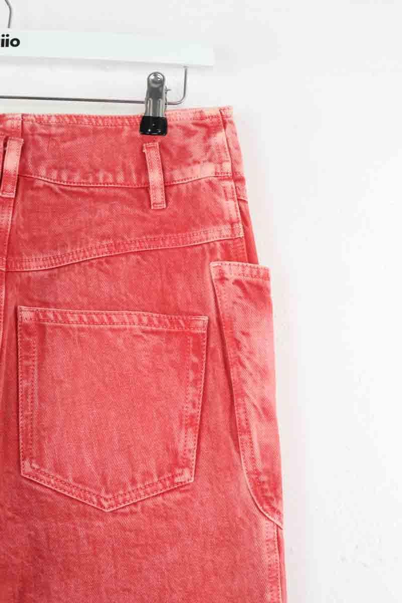 - Straight-leg jeans
- 5 pockets
- Straight cut
- Faded effect ISABEL MARANT ÉTOILE - SECONDE MAIN Orange