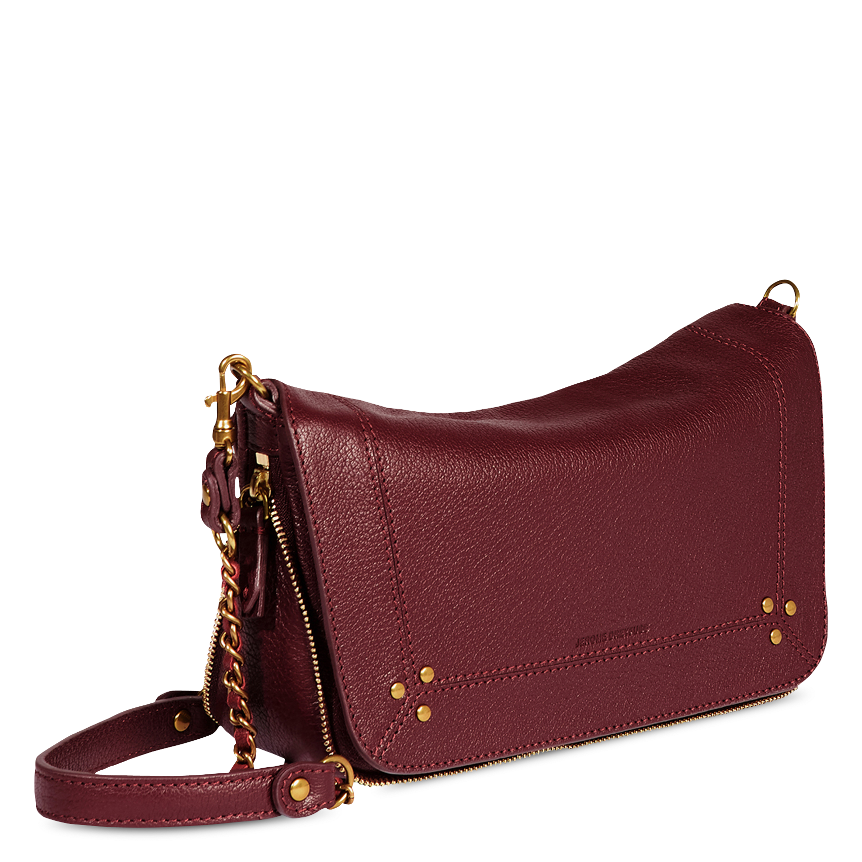 Dori leather shoulder bag JEROME DREYFUSS Red