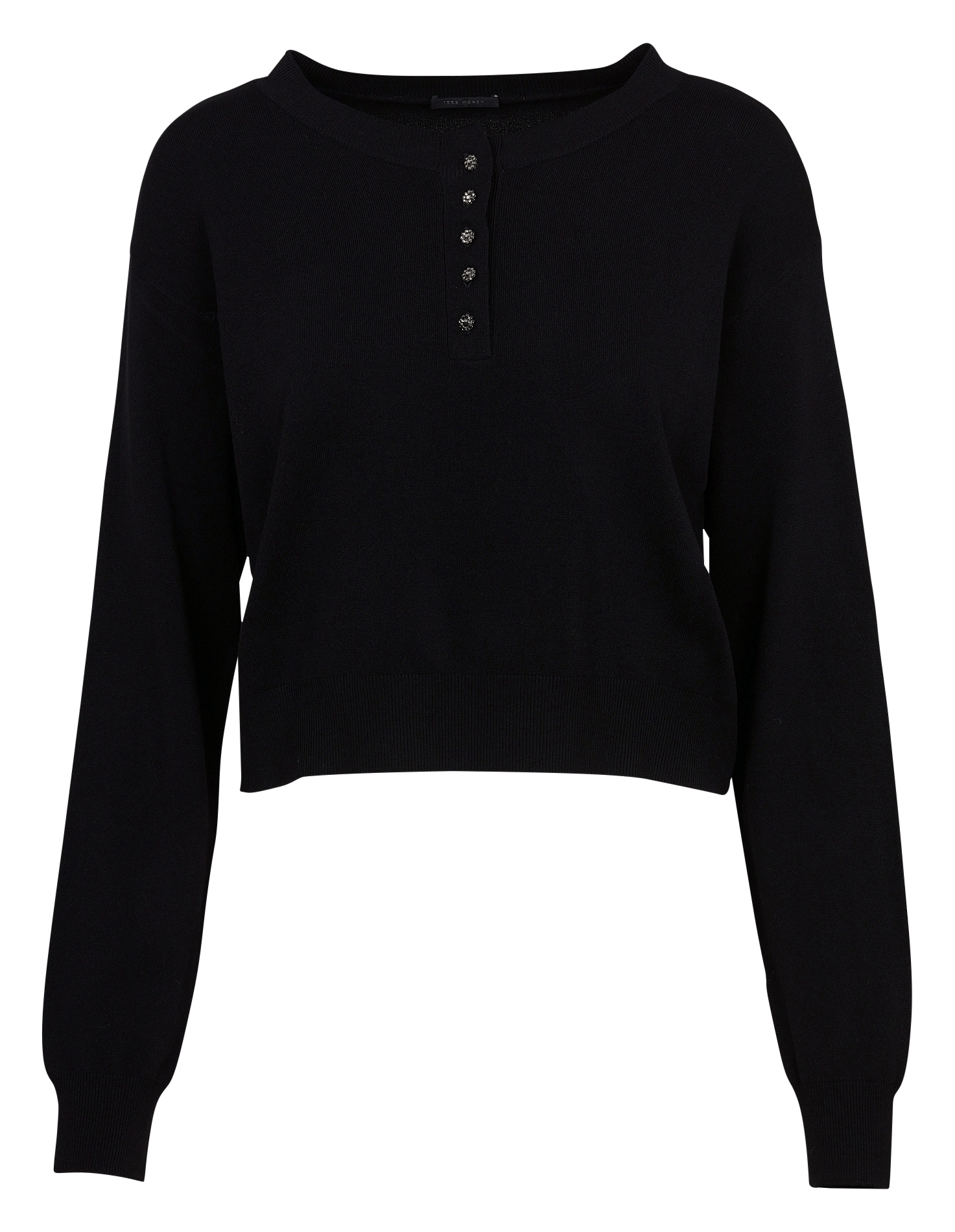 Maglione oversize collo rotondo IKKS Nero