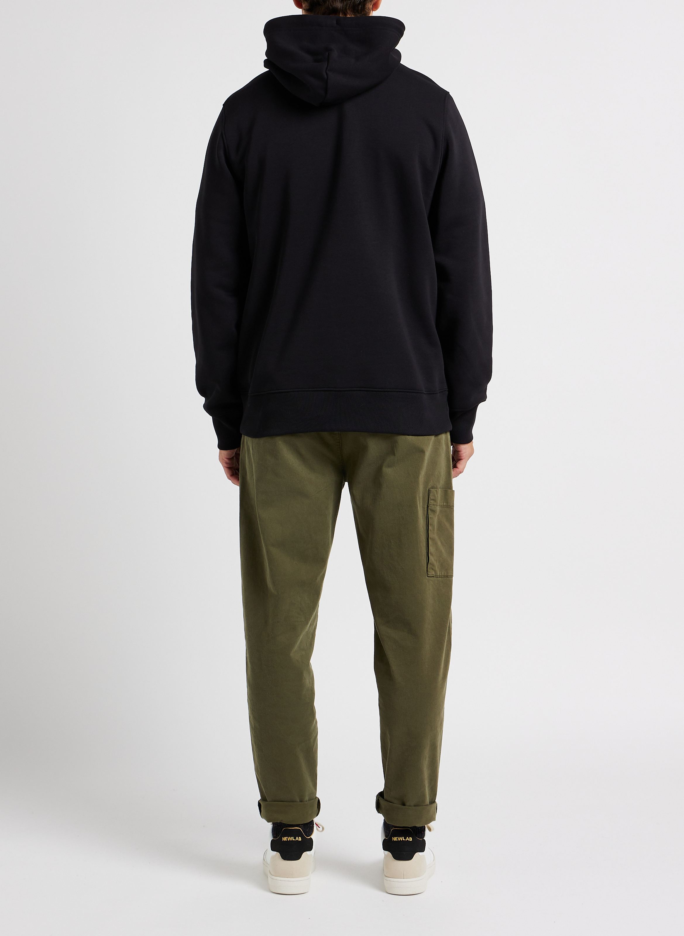 Kapuzensweatshirt aus Baumwoll-Mix, Regular Fit GANT Schwarz