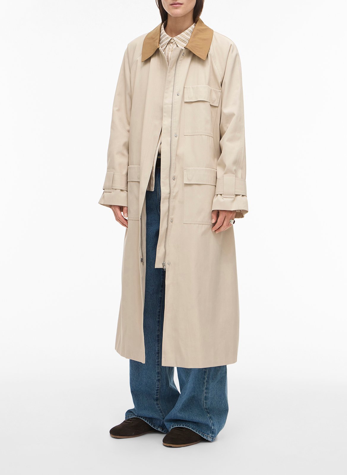 Trench col classique  ROUGE EDIT Beige