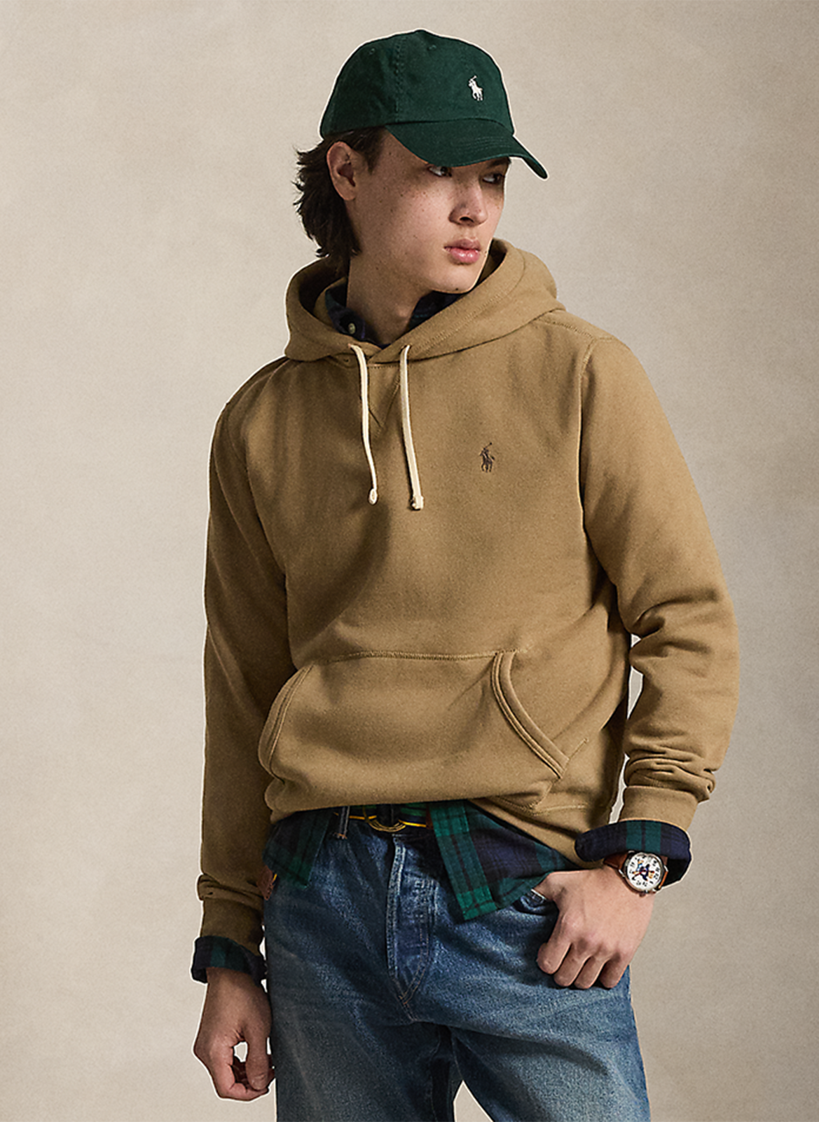 Regular-fit, katoenen sweater met capuchon POLO RALPH LAUREN