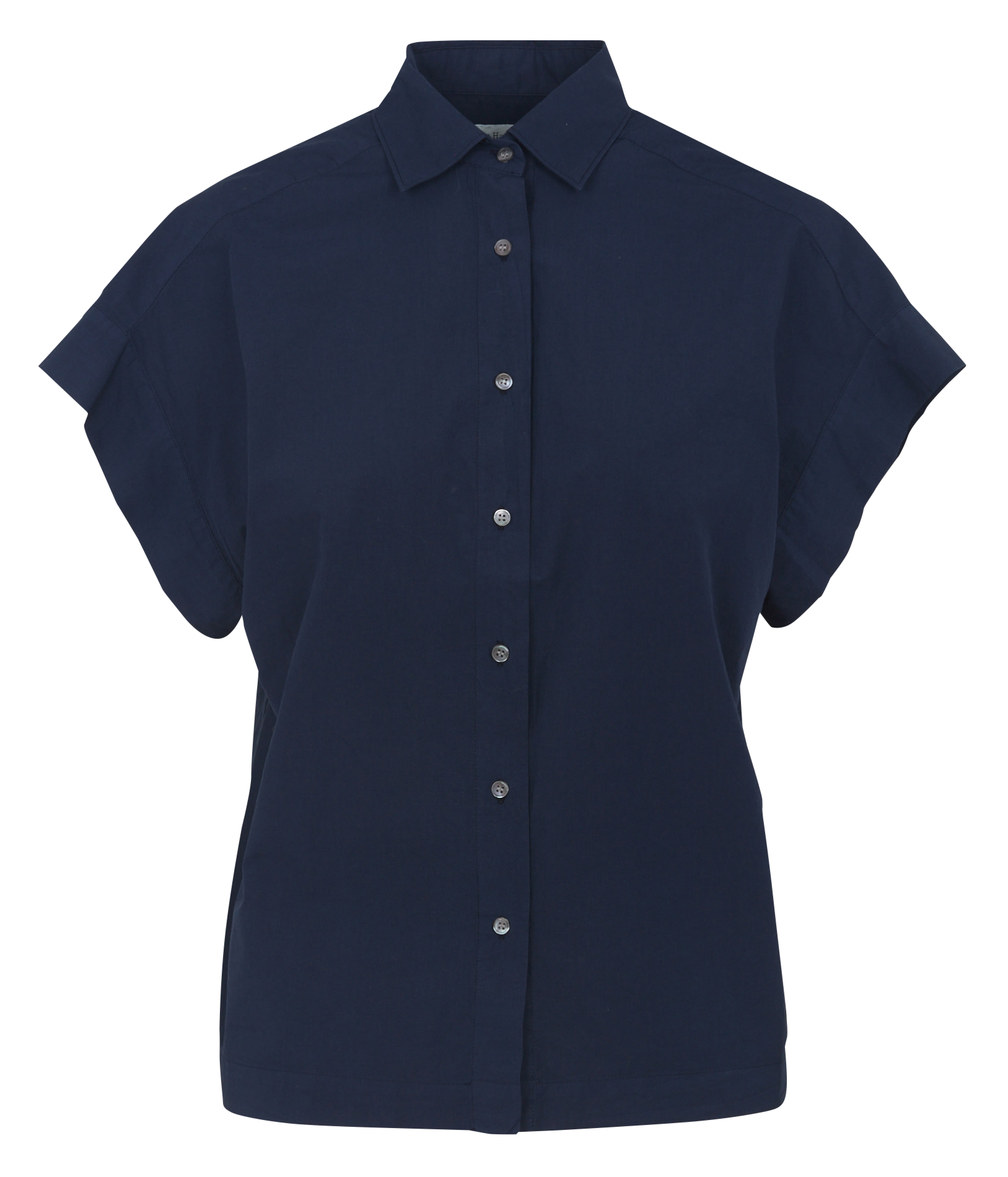 Chemise droite col classique en coton HARTFORD Bleu