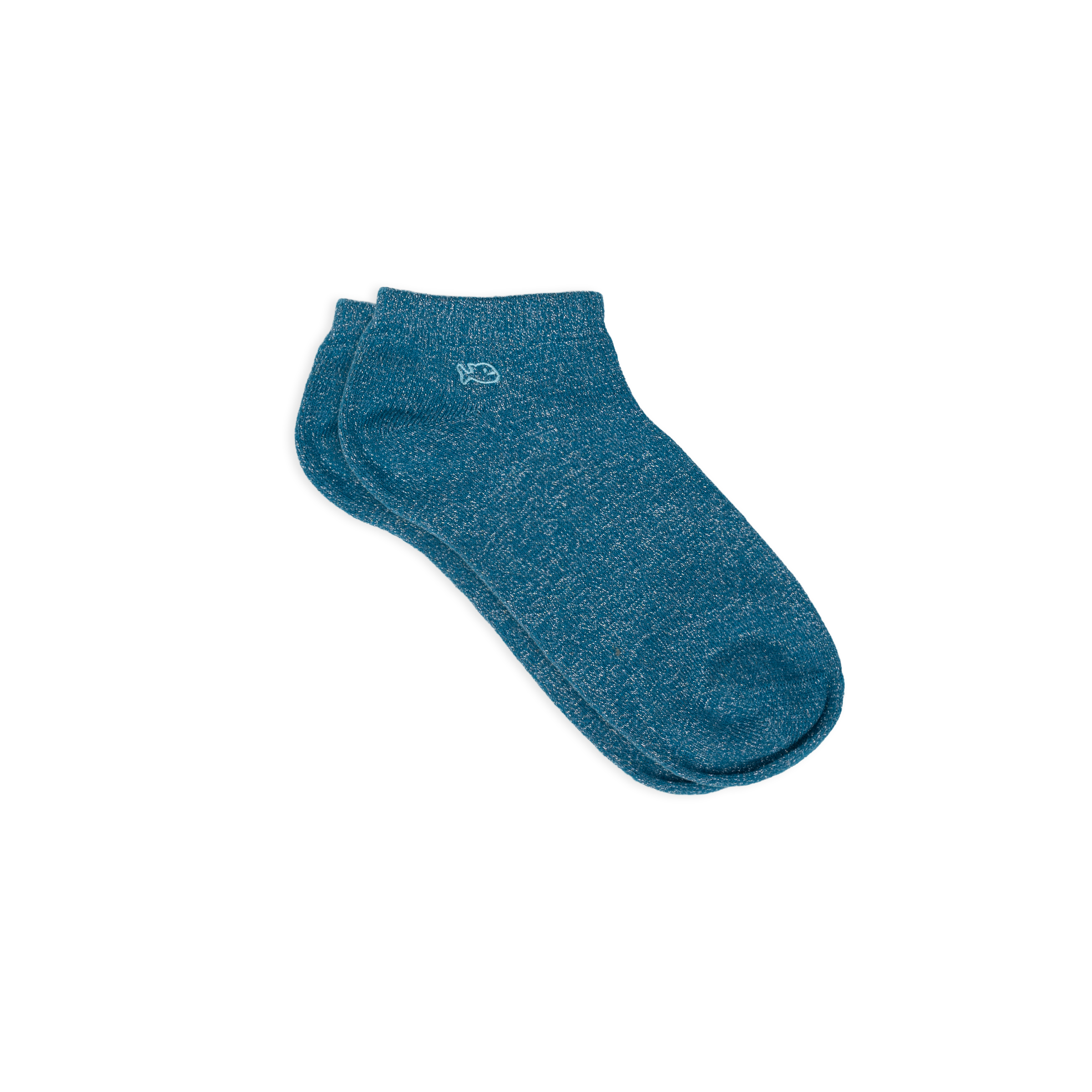 Glittery combed cotton ankle socks BILLYBELT