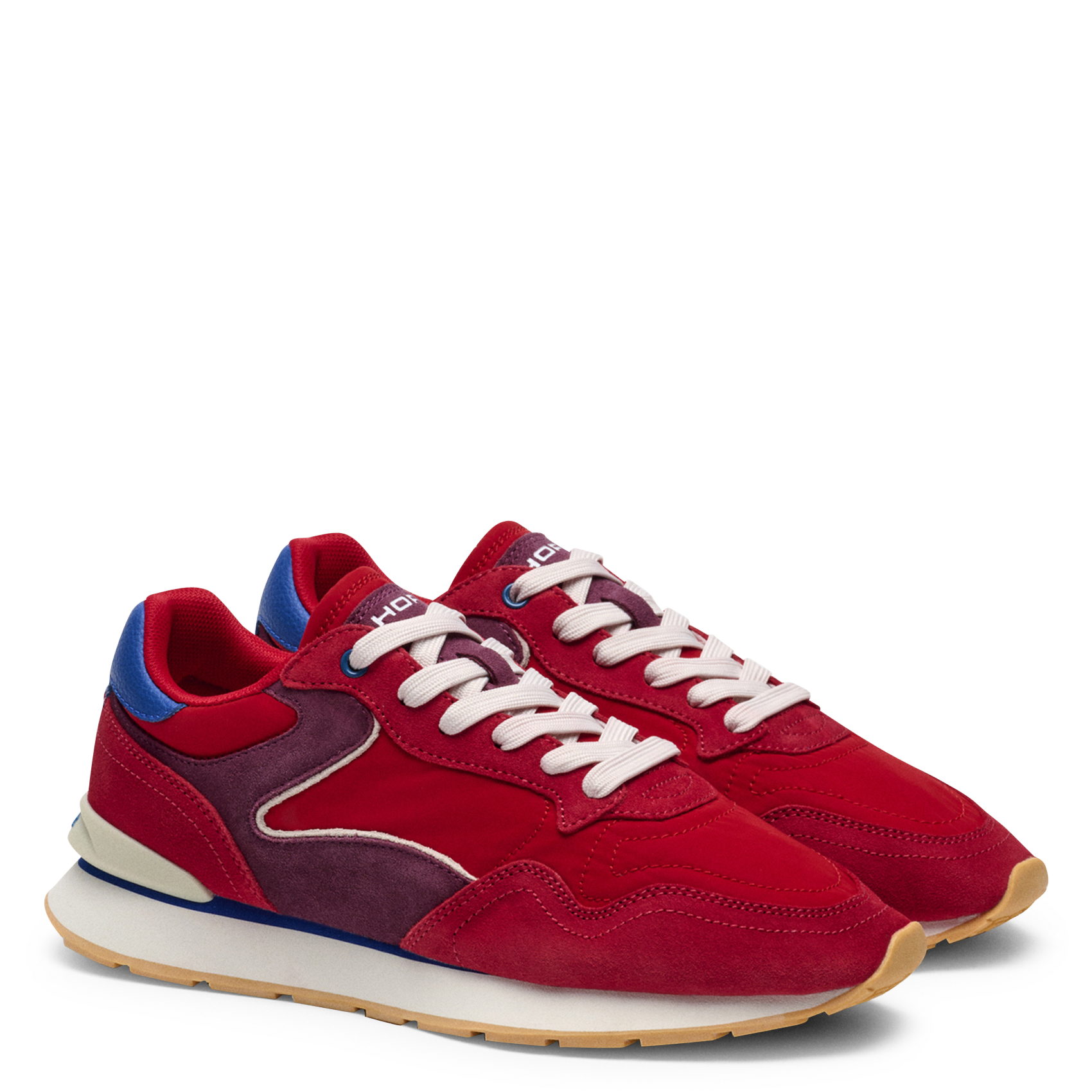 Sneakers basse in misto pelle HOFF Rosso