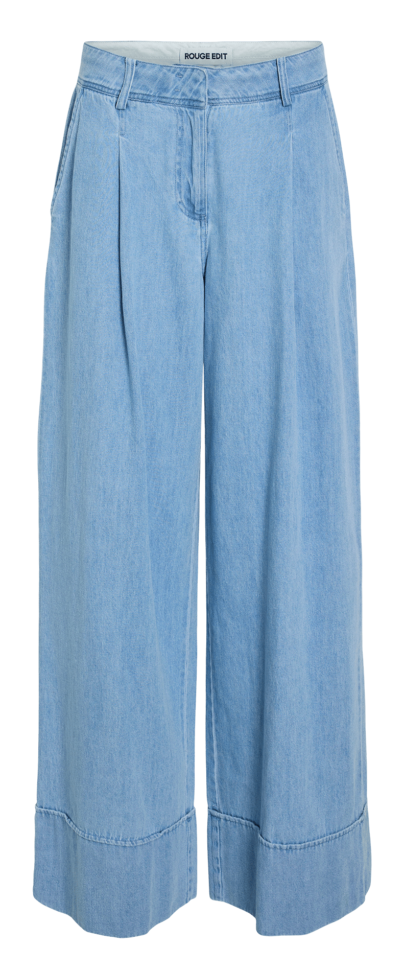 Weite Denim-Hose ROUGE EDIT Blau