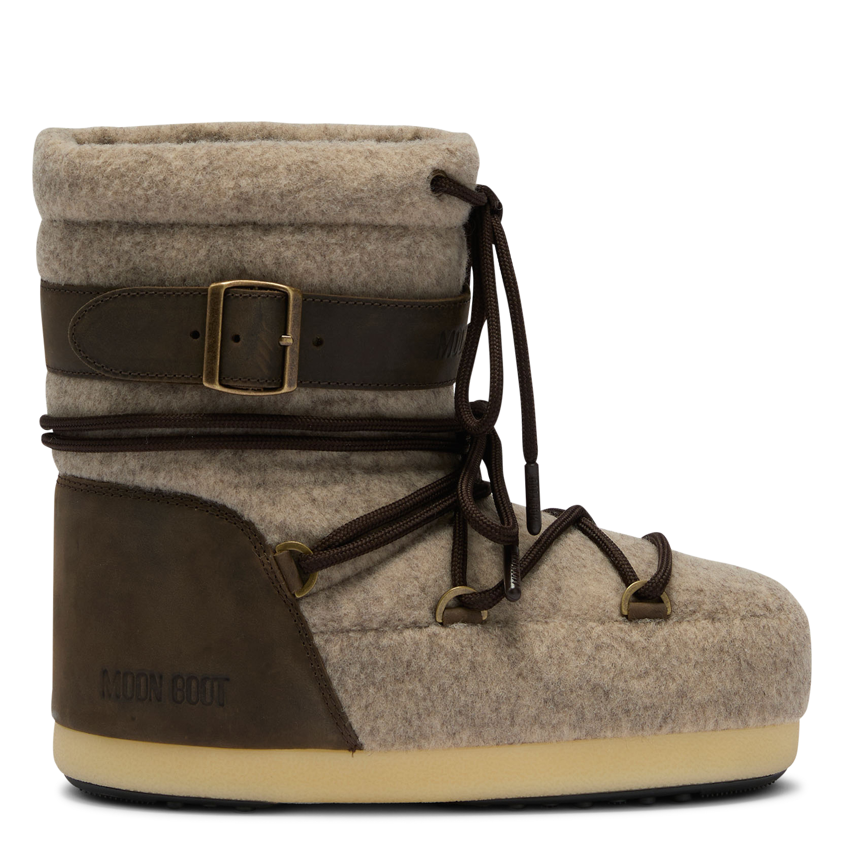 Bottes à lacets MOON BOOT Marron