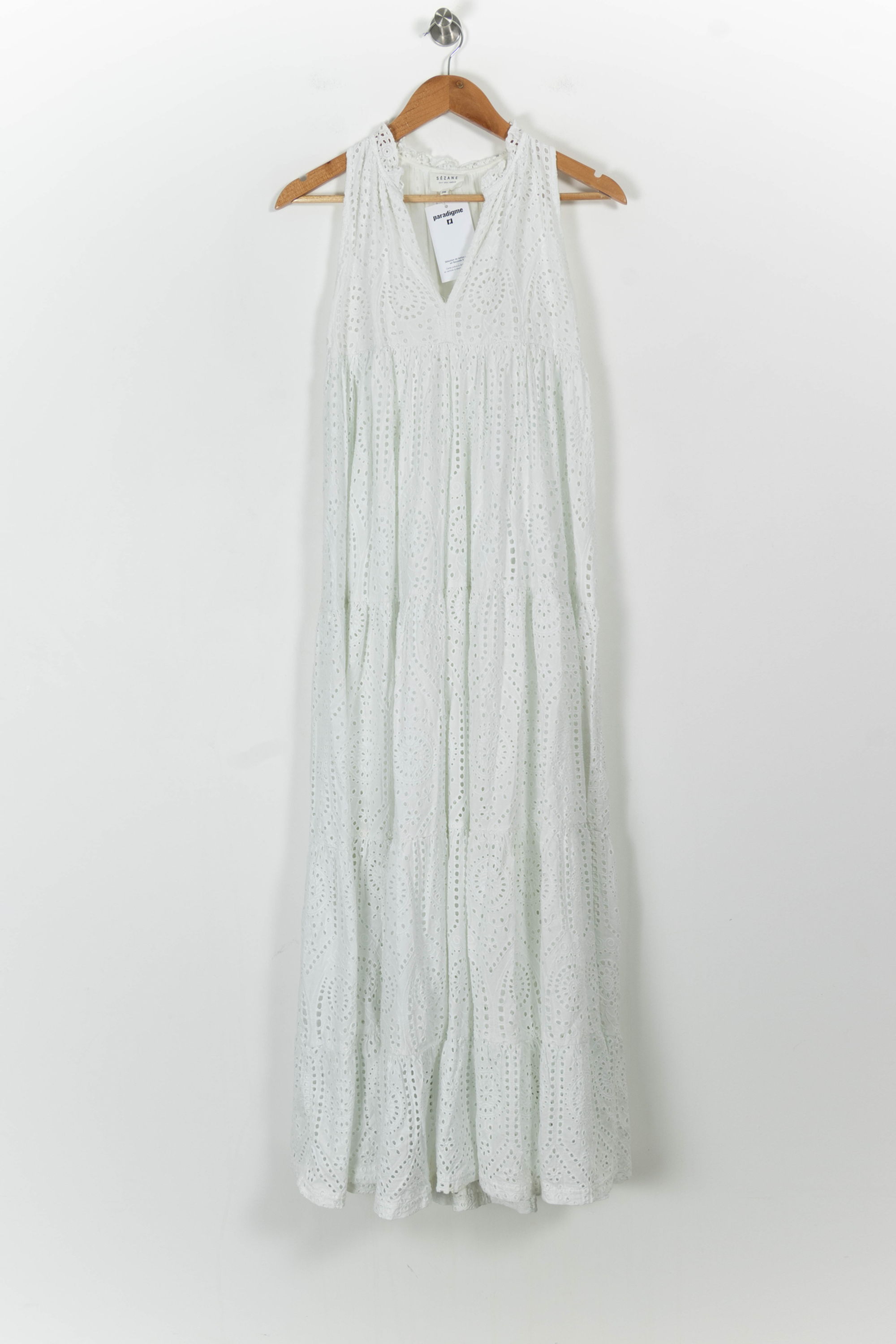 Robe longue SEZANE - Seconde main Blanc