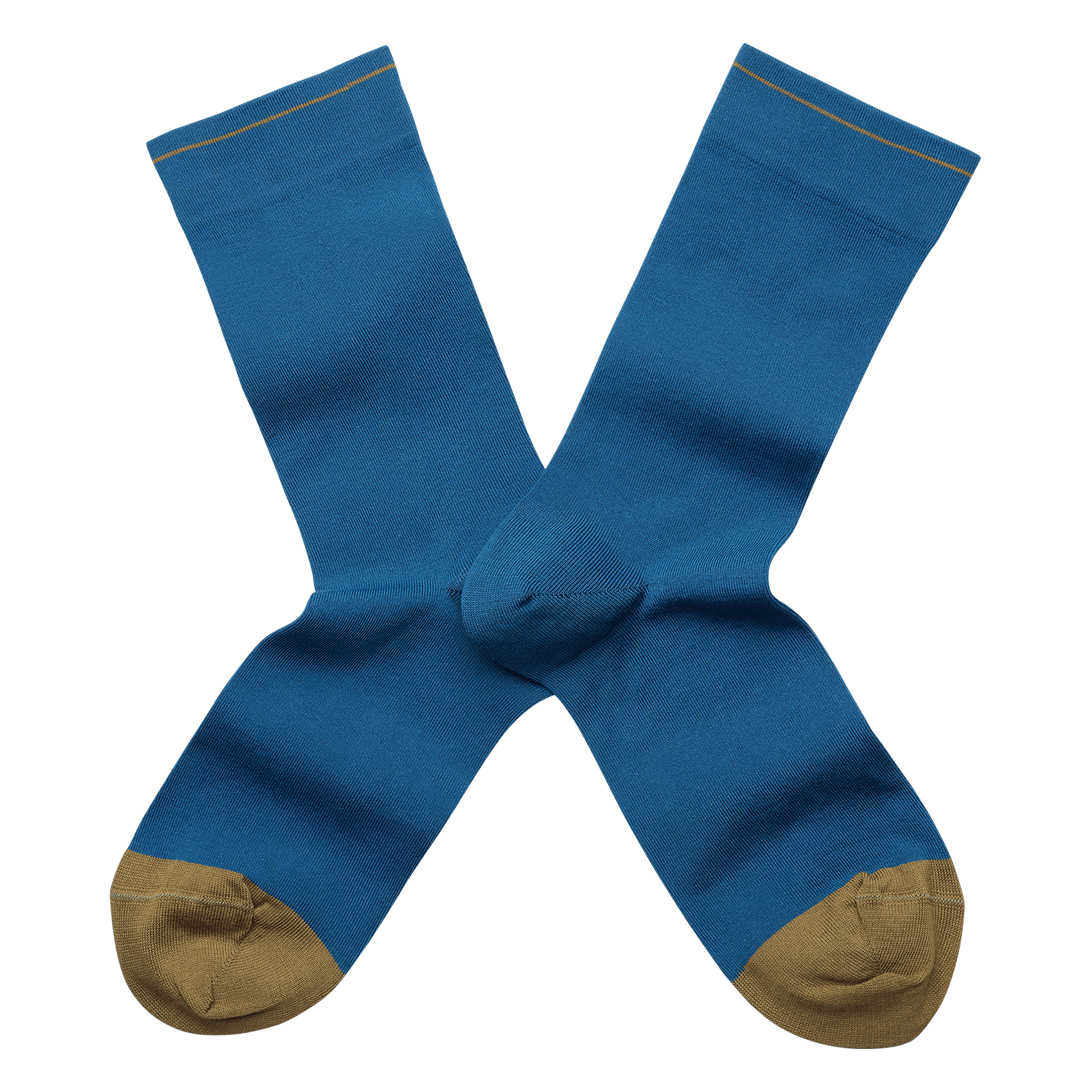Cotton-blend socks  Bleu