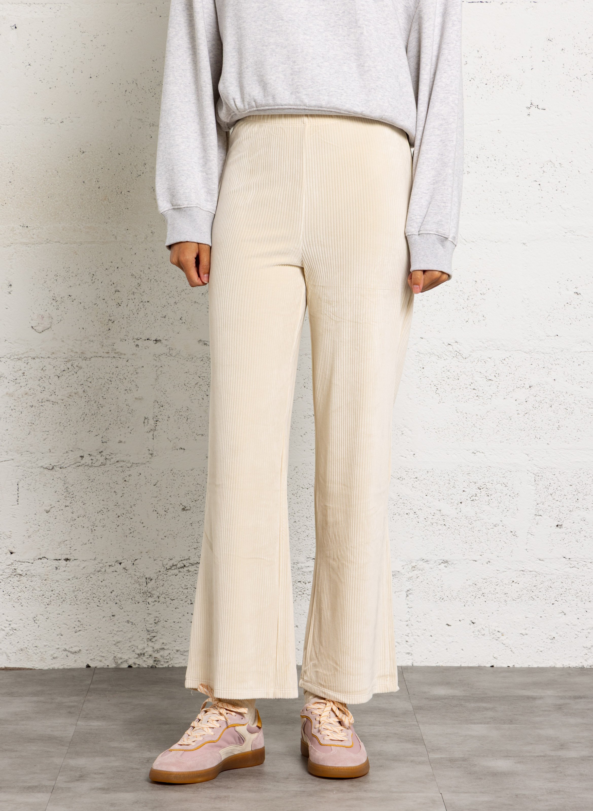 Gerippte Hose mit geradem Schnitt BILLABONG Beige