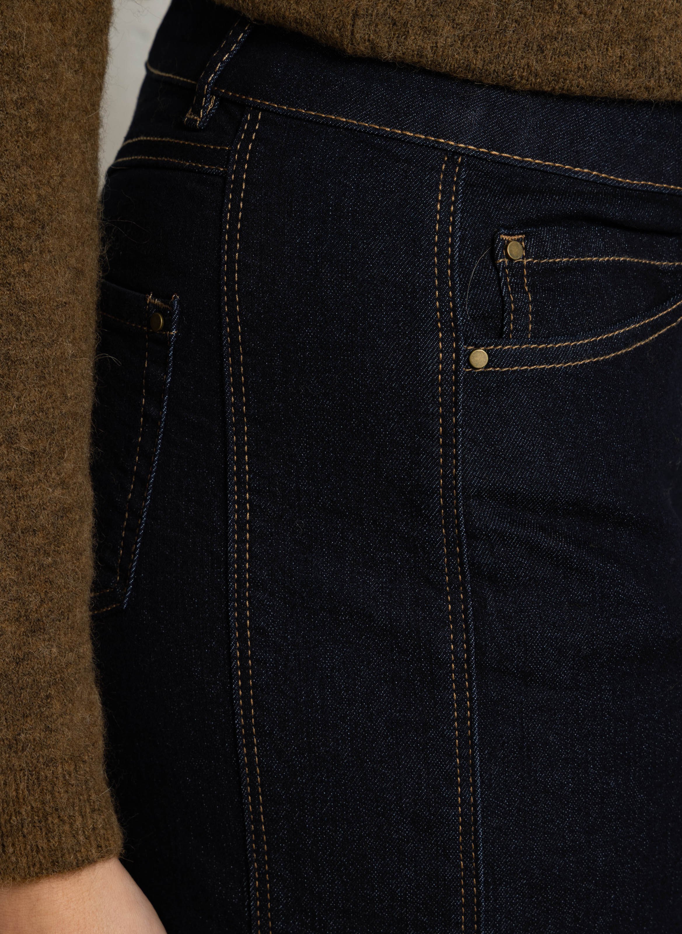 Balloon jeans in blended cotton MAISON 123 Blue