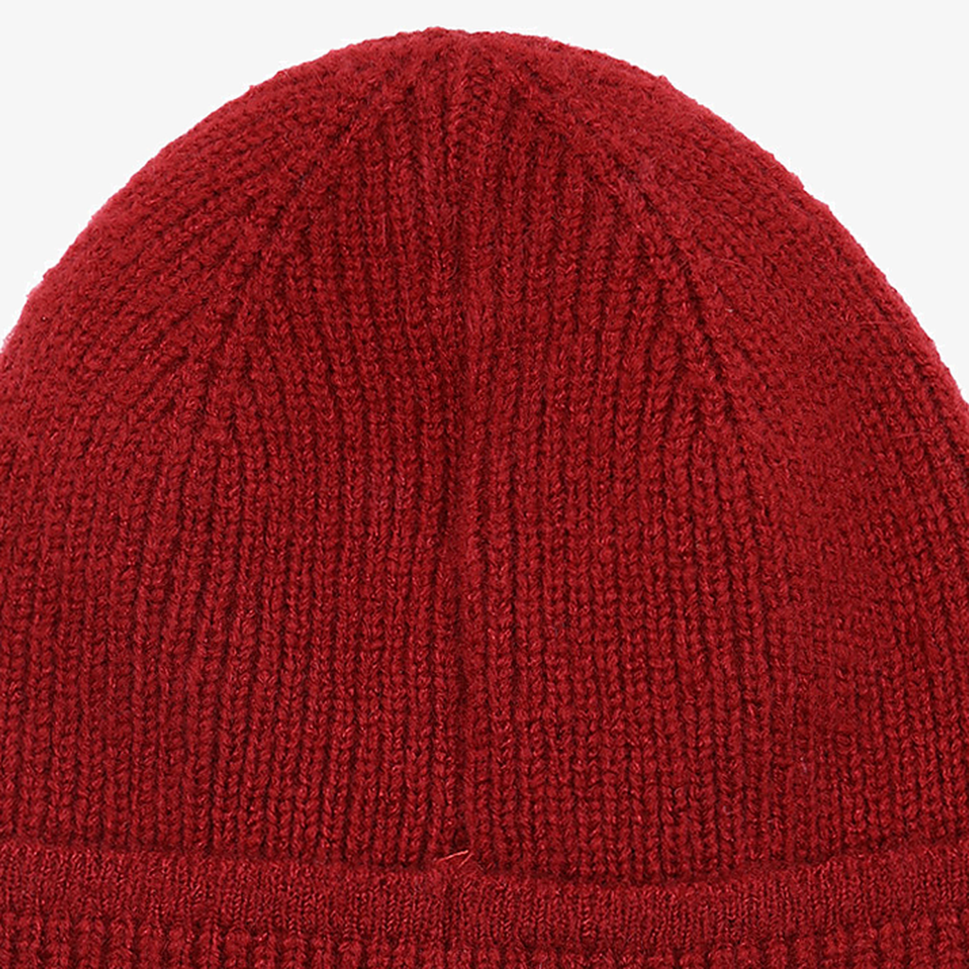 BONNET Ribbed red knit beanie Serge Blanco SERGE BLANCO Red