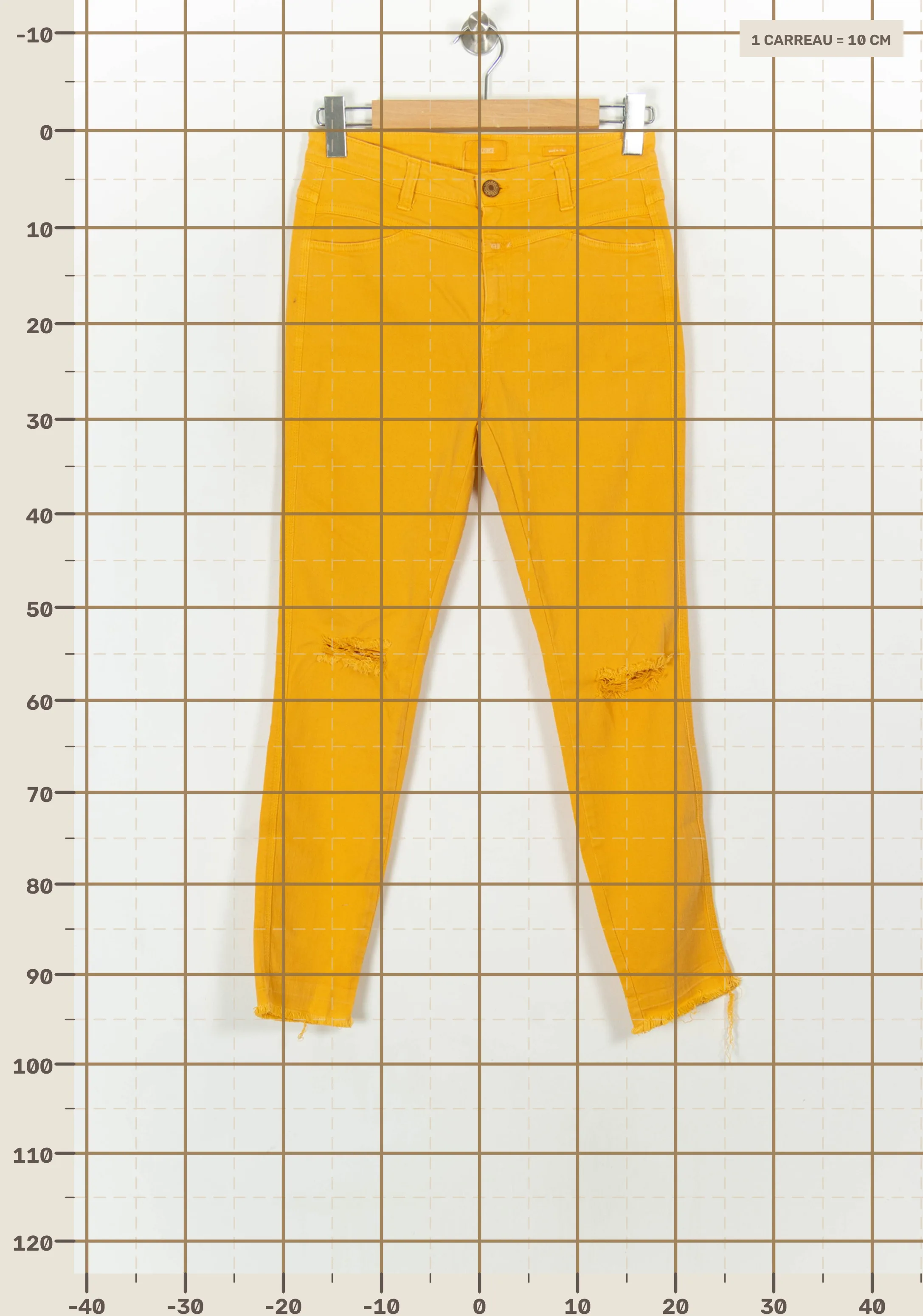 Jeans CLOSED - Seconde Main Yellow