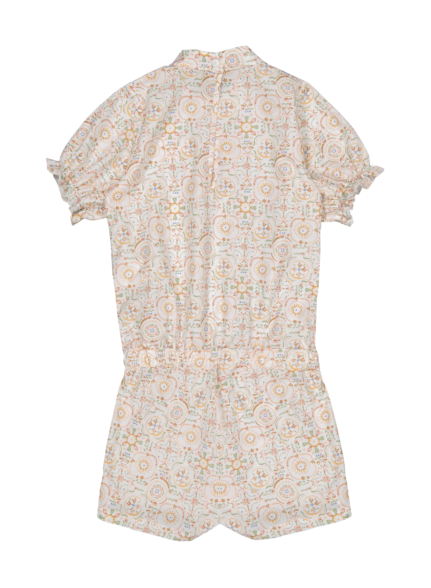 Combi-short imprimée en coton bio PETITE LUCETTE Beige