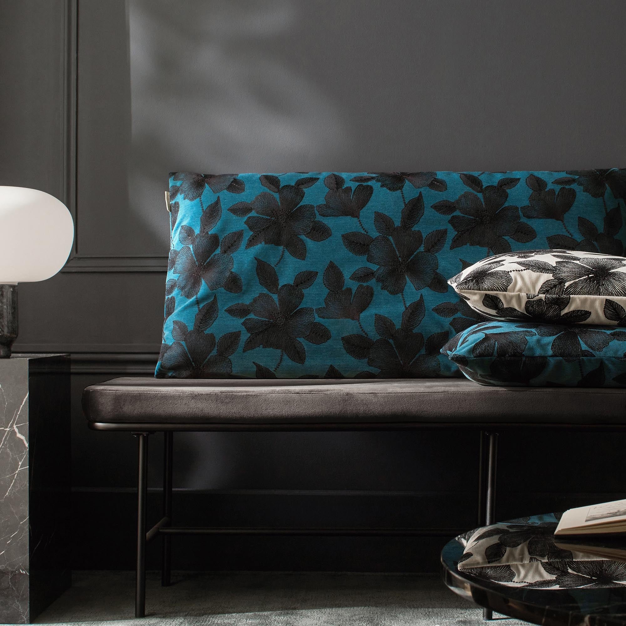 ORNELLA - Cushion cover MADURA Blue