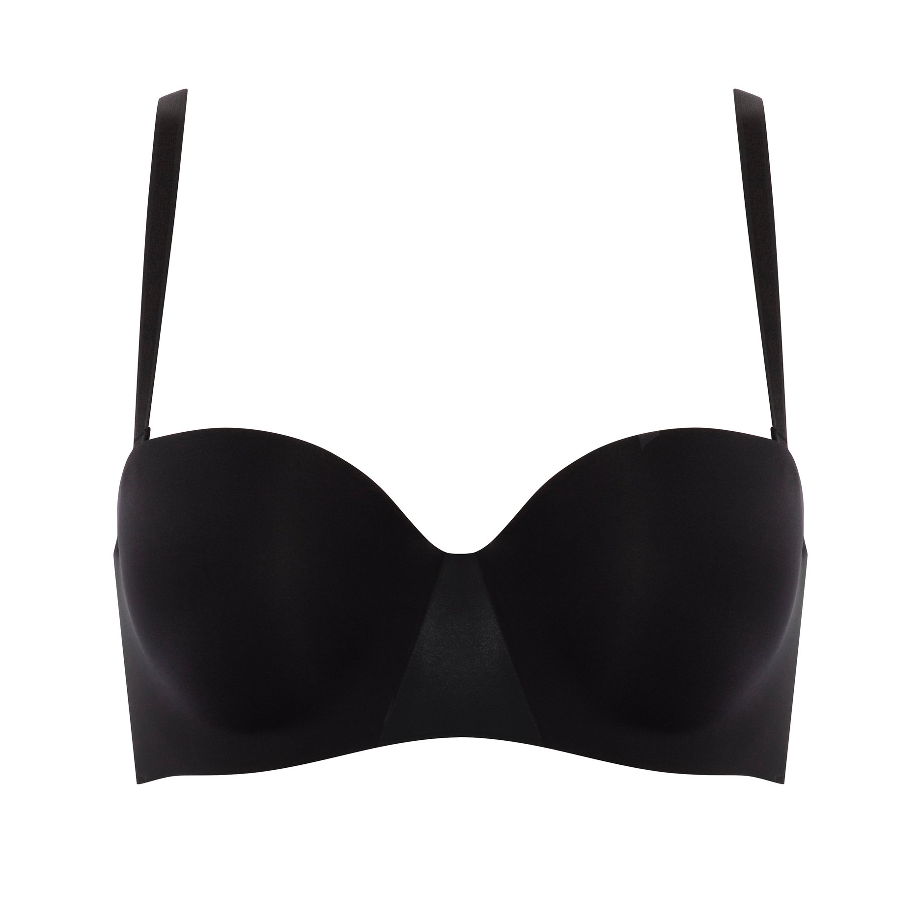 Bandeau bra with cups and removable straps CHANTELLE Black